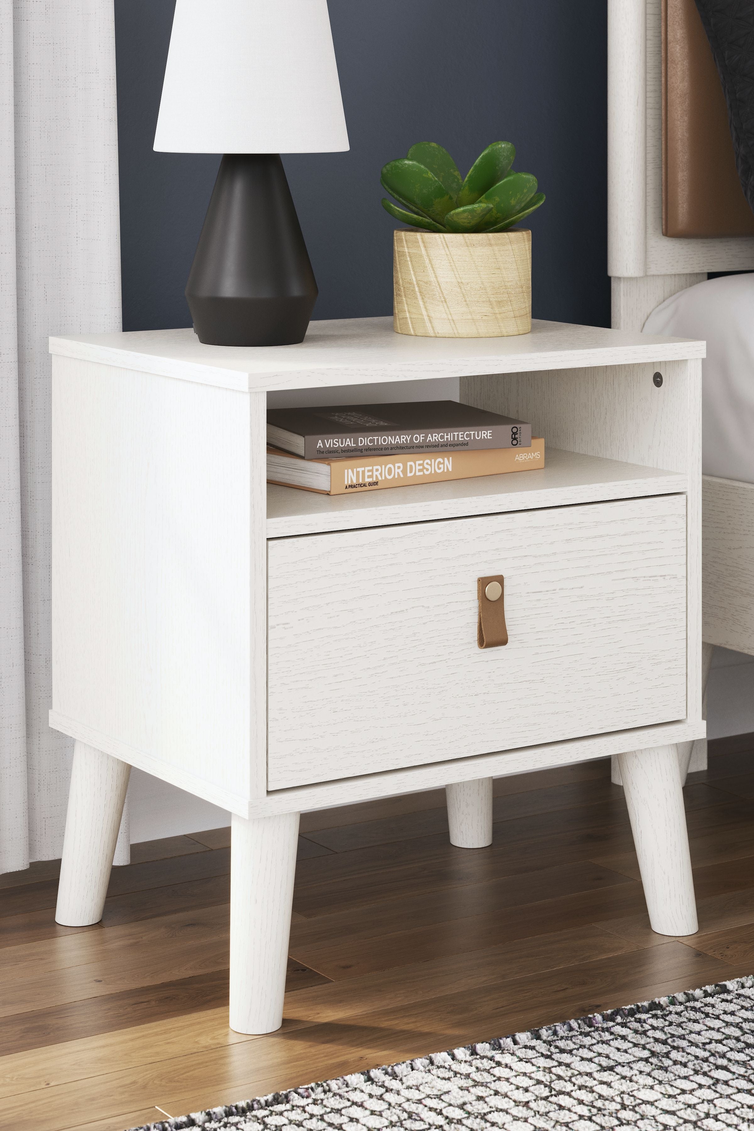 Aprilyn - White Night Stand