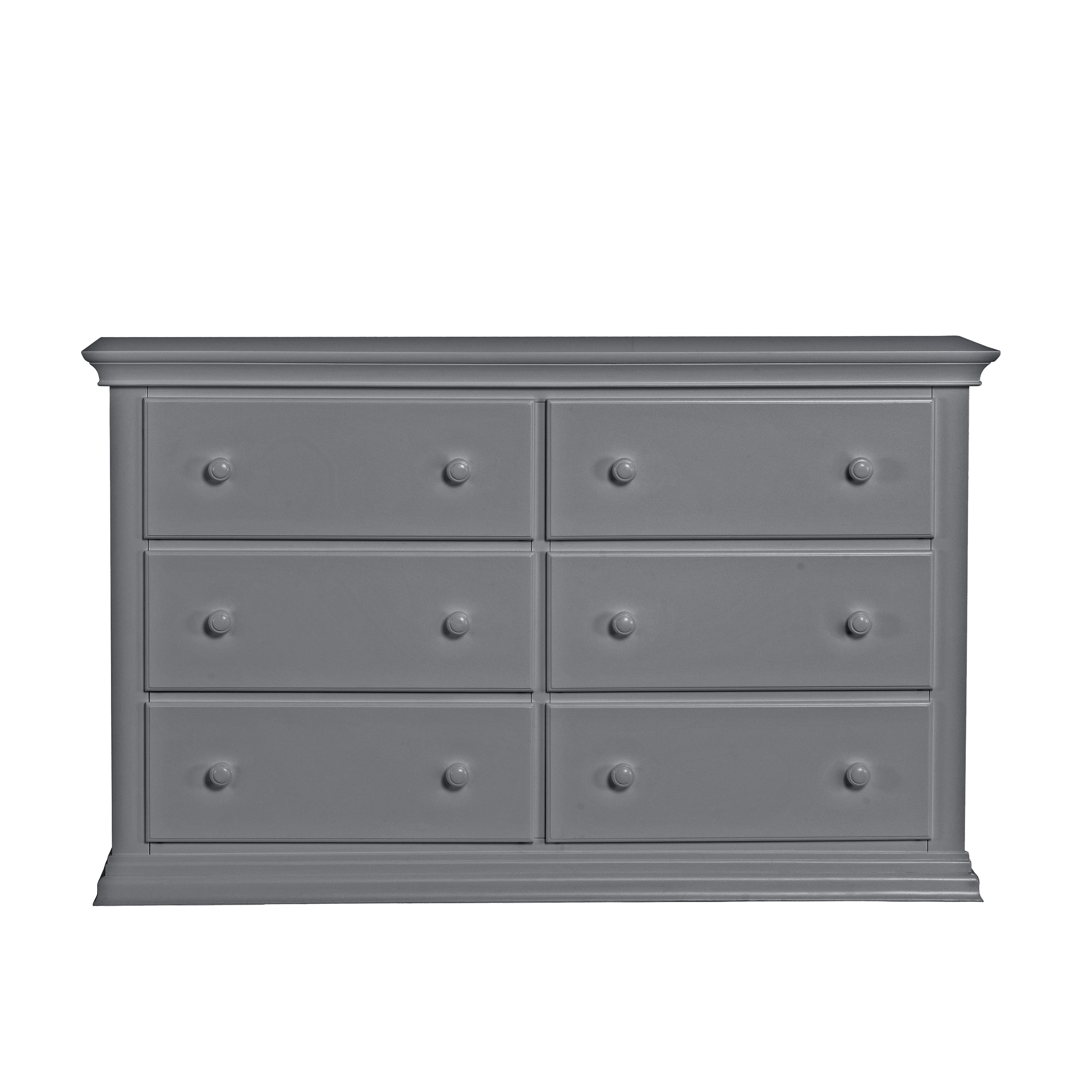 Universal Gray 6-Drawer Dresser | Bedroom Storage Solution