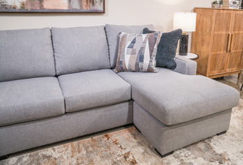 Lakepoint - RAF Sofa Chaise - Nickel