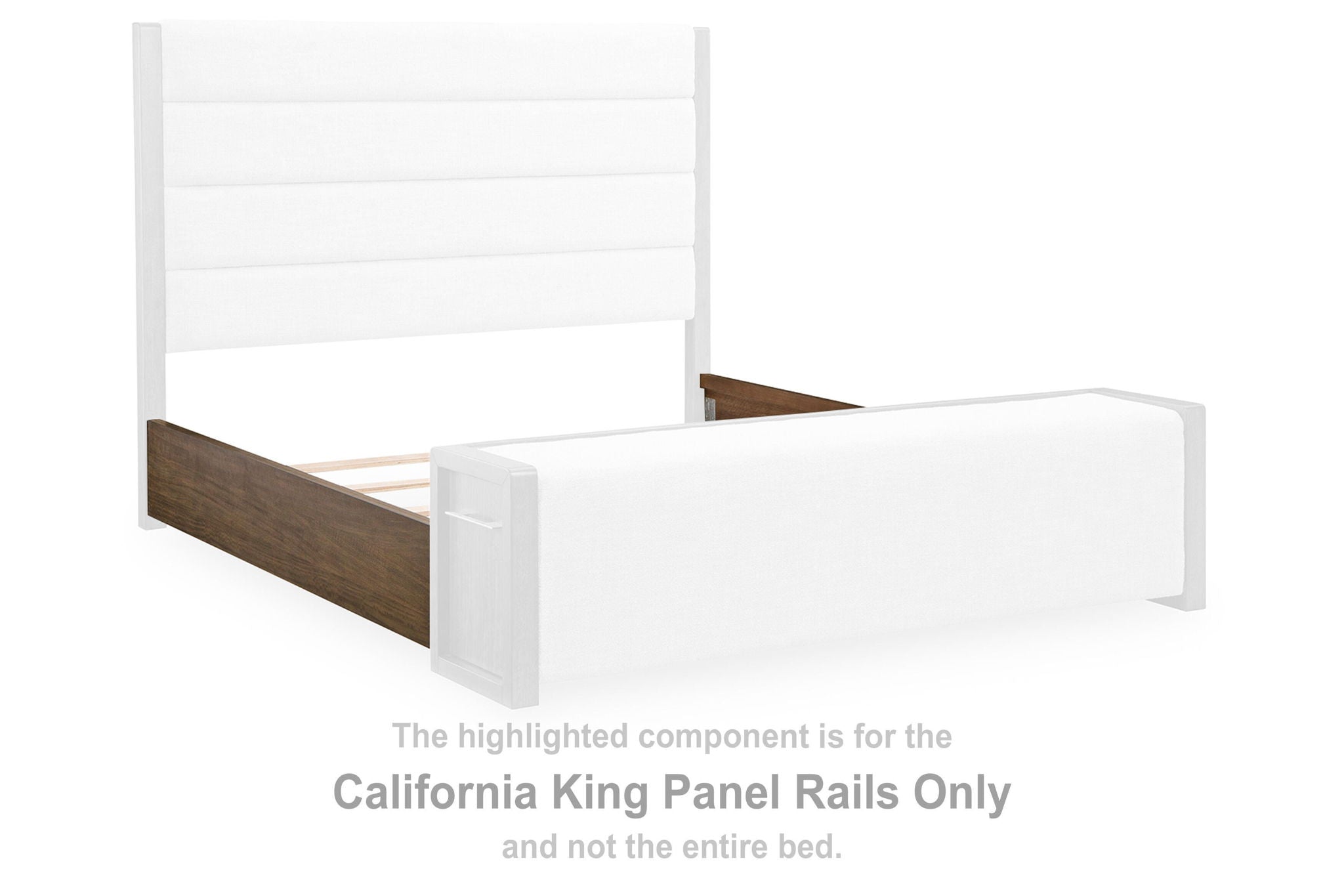 Marxmore - California King Panel Rails - Brown