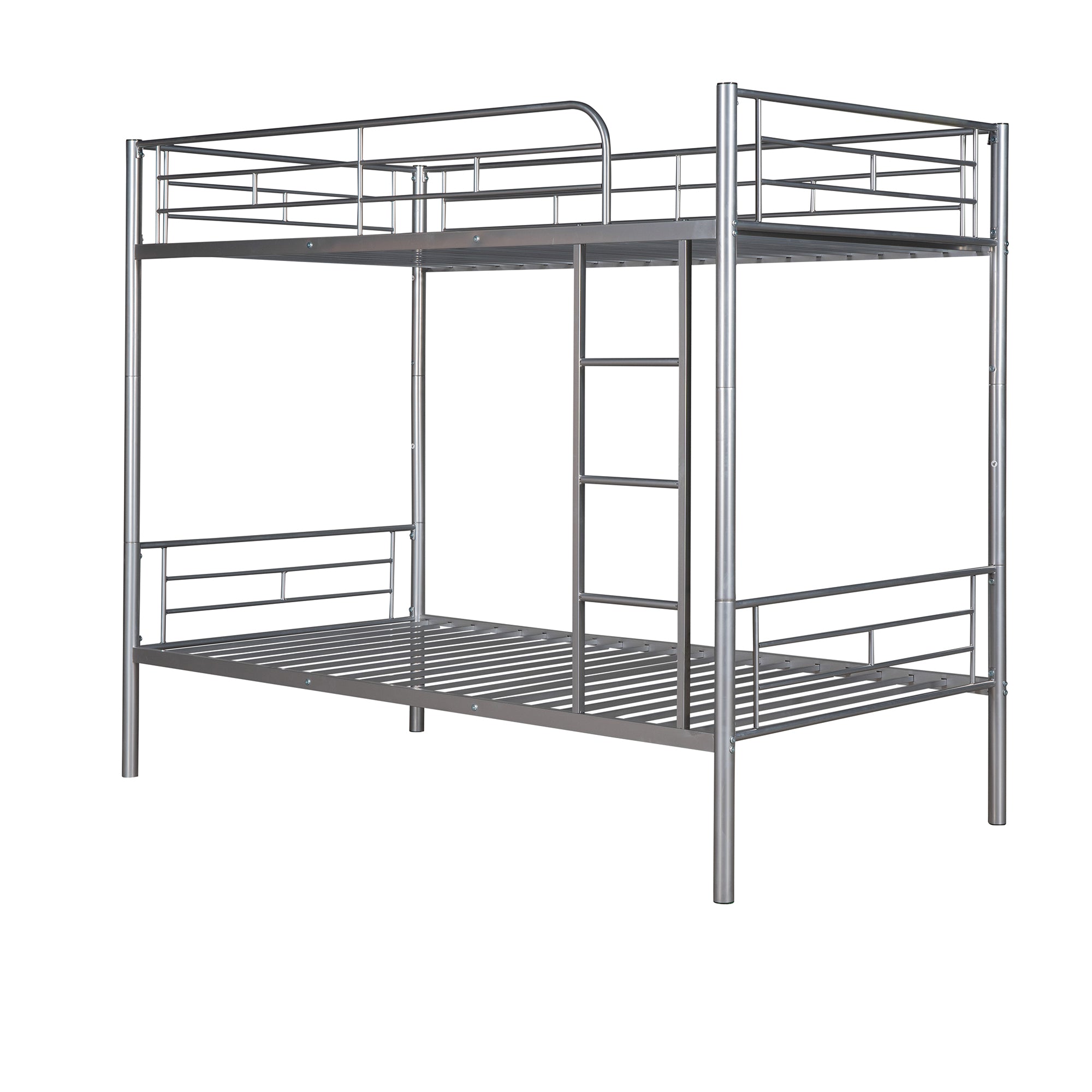 Barnaby Twin Metal Bunk Bed - Silver
