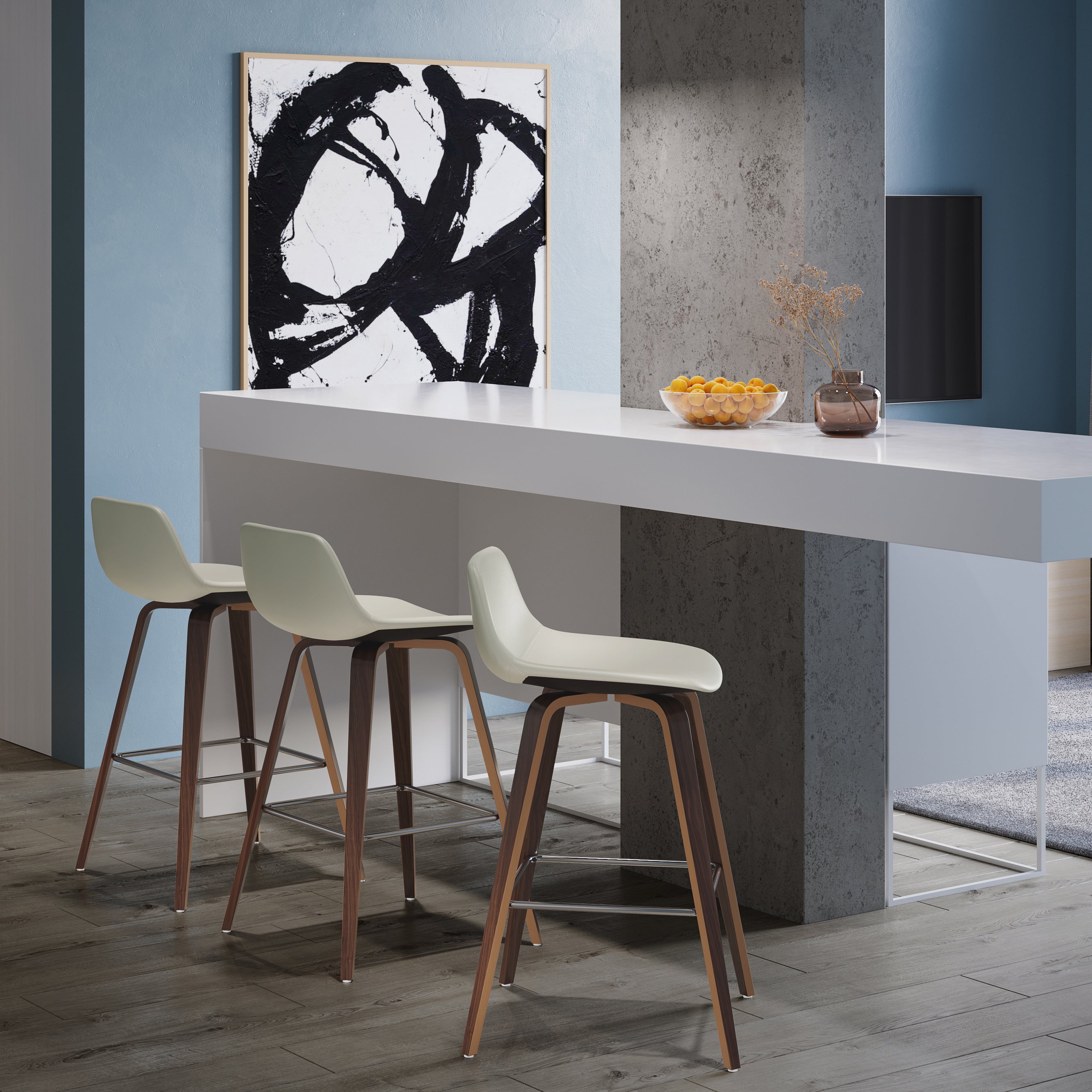 Harvard Bentwood Counter/Bar Height Stool (Set of 2)