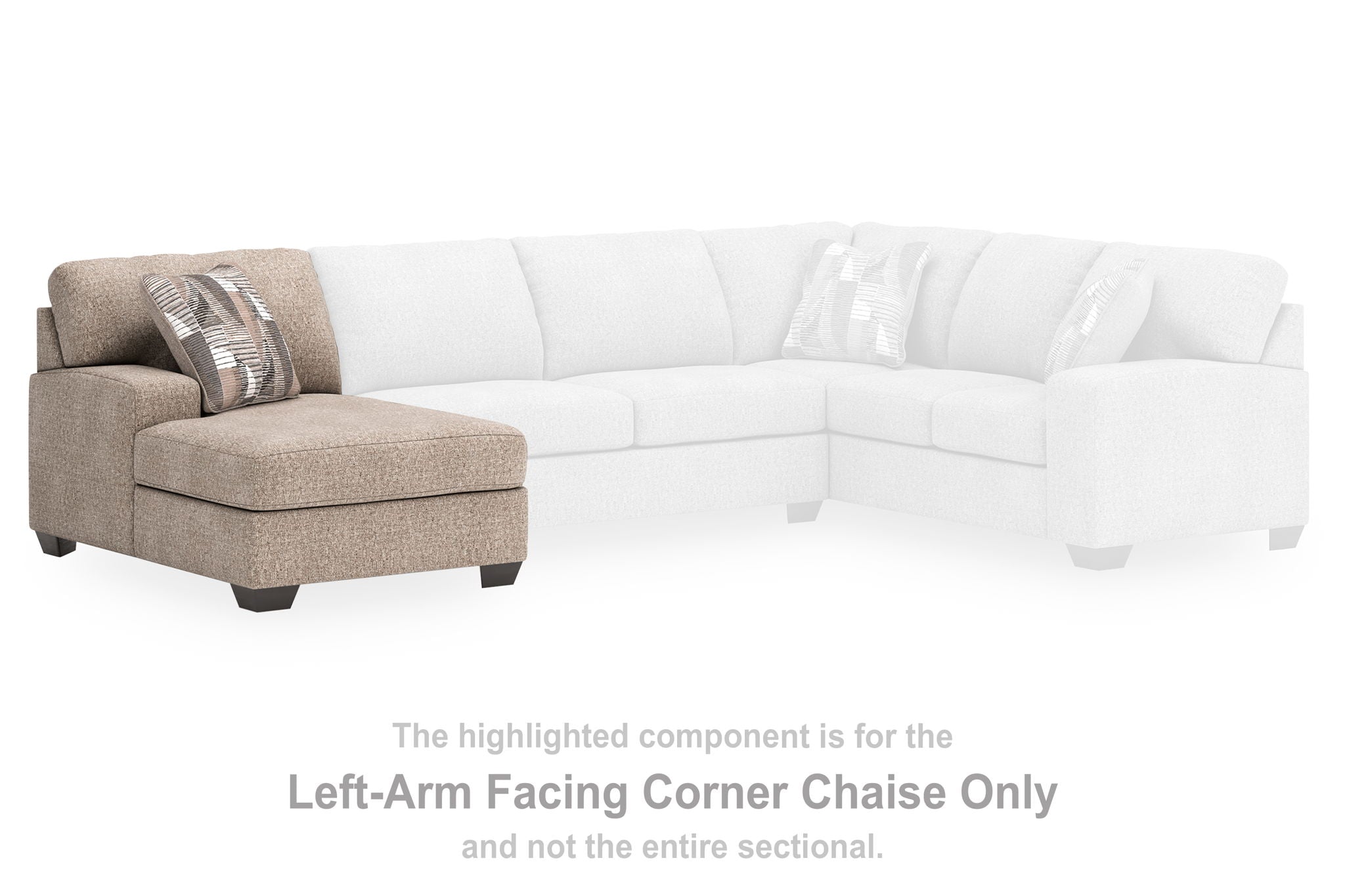 Newellen - LAF Corner Chaise - Beige