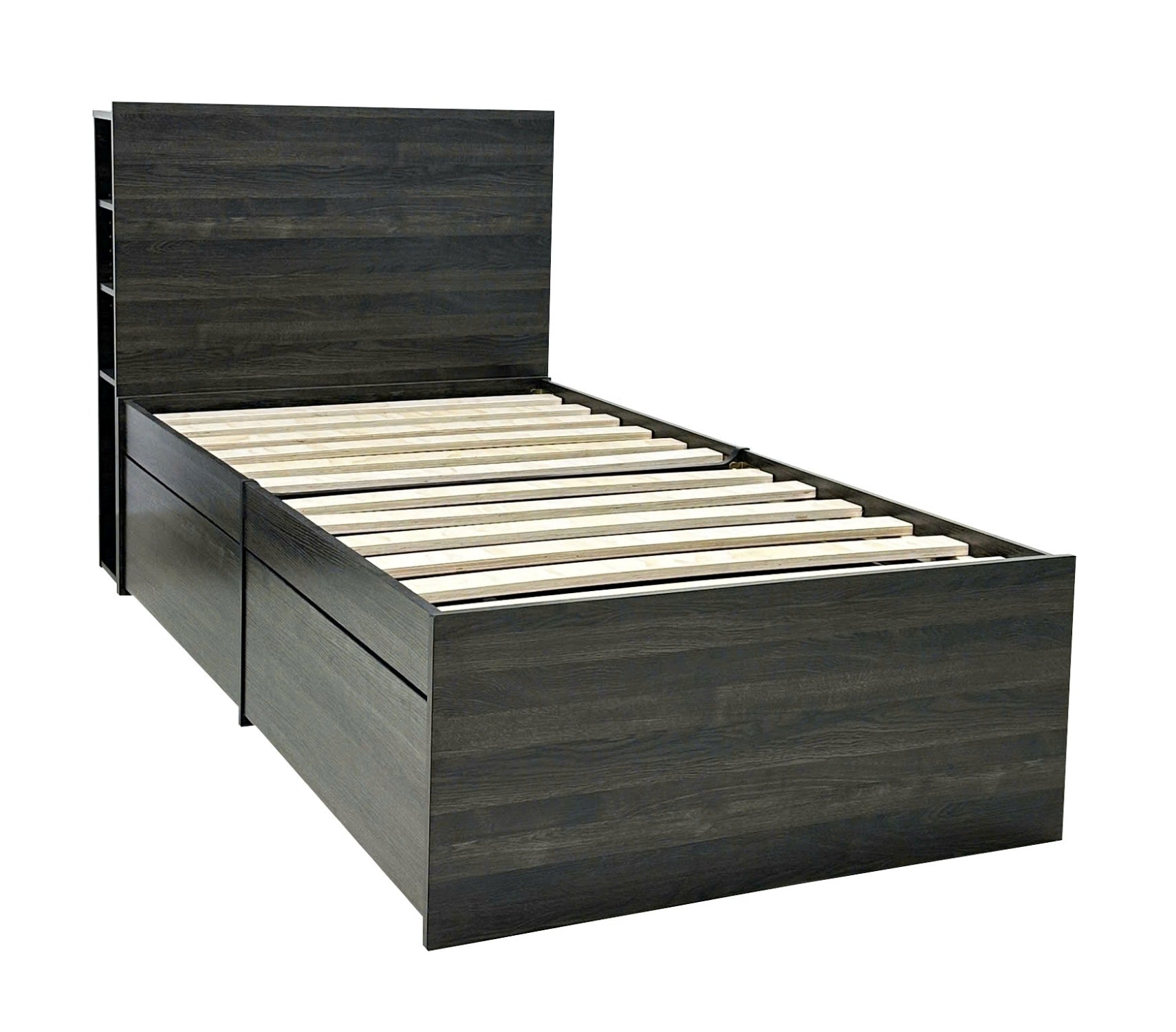 Robin Twin Storage Bed - Dark Gray | Kids' Storage Solution