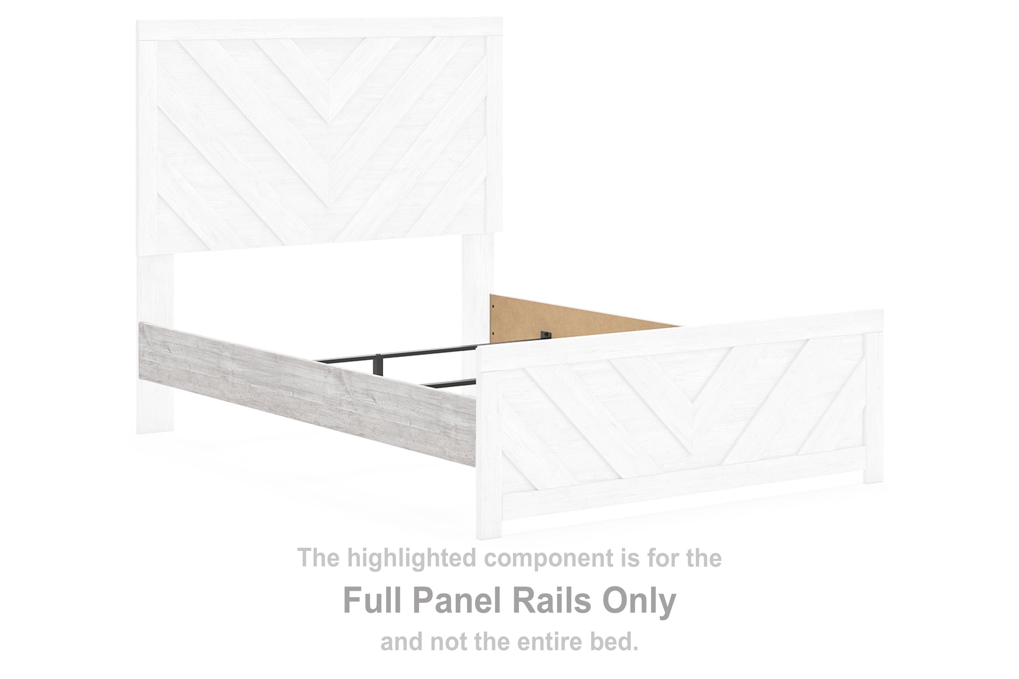 Cayboni - Full Panel Rails - Whitewash
