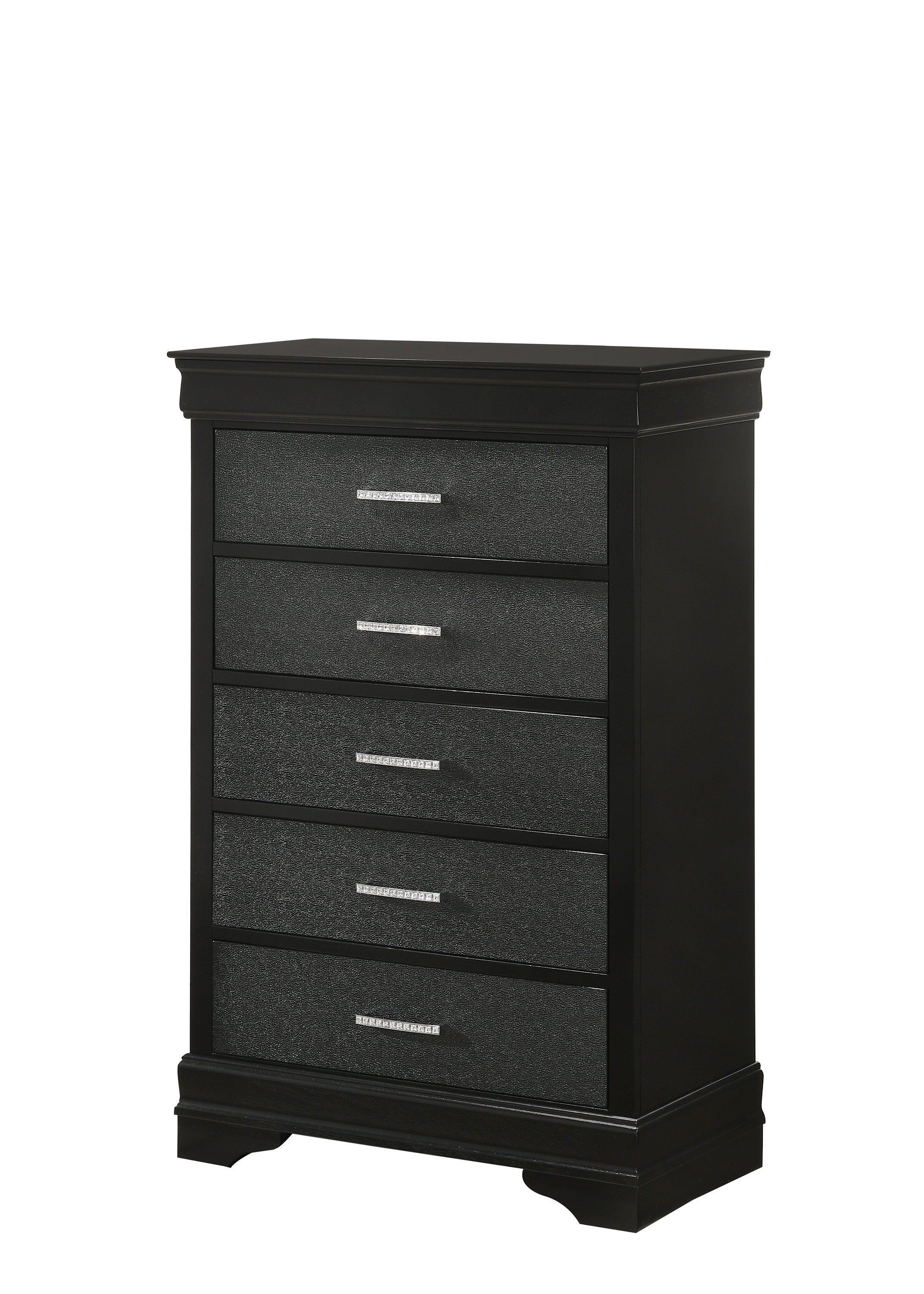 Amalia Black Chest - Stylish Bedroom Storage Solution