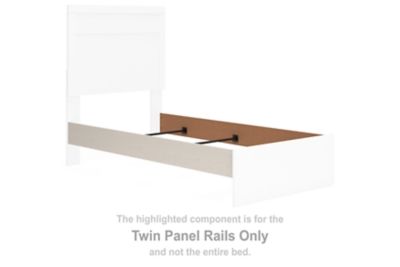 Stelsie - Twin Panel Rails - White