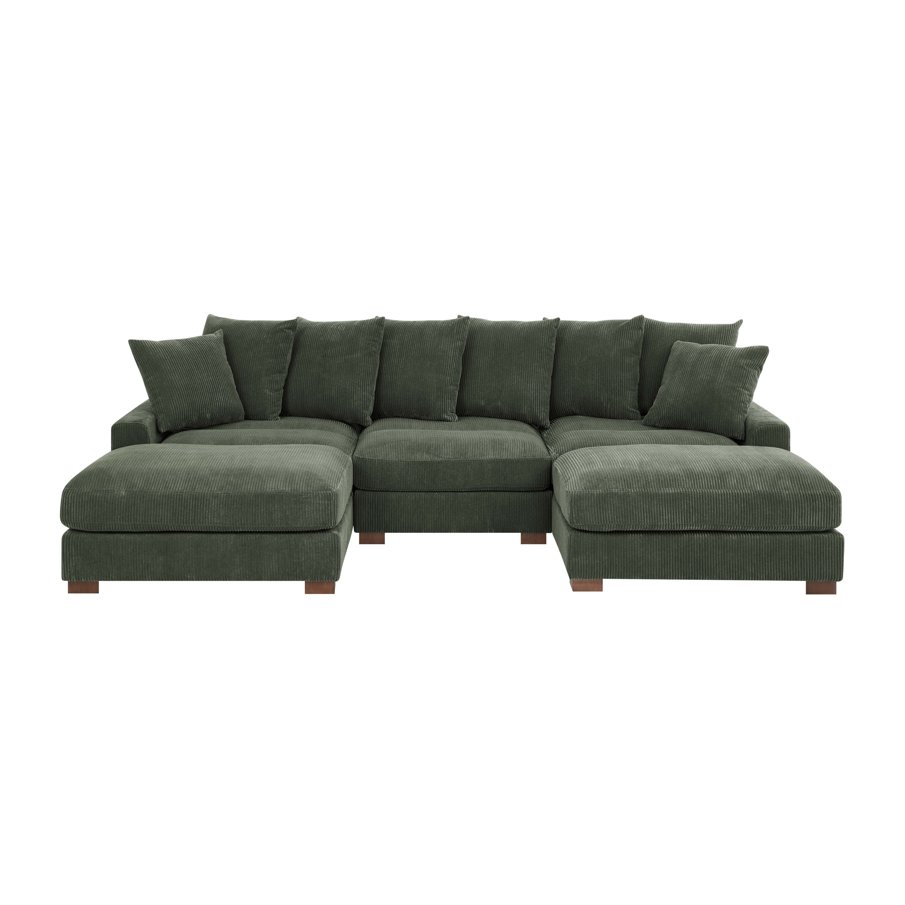 Wynisha 122'' Corduroy Sofa - Plush & Spacious