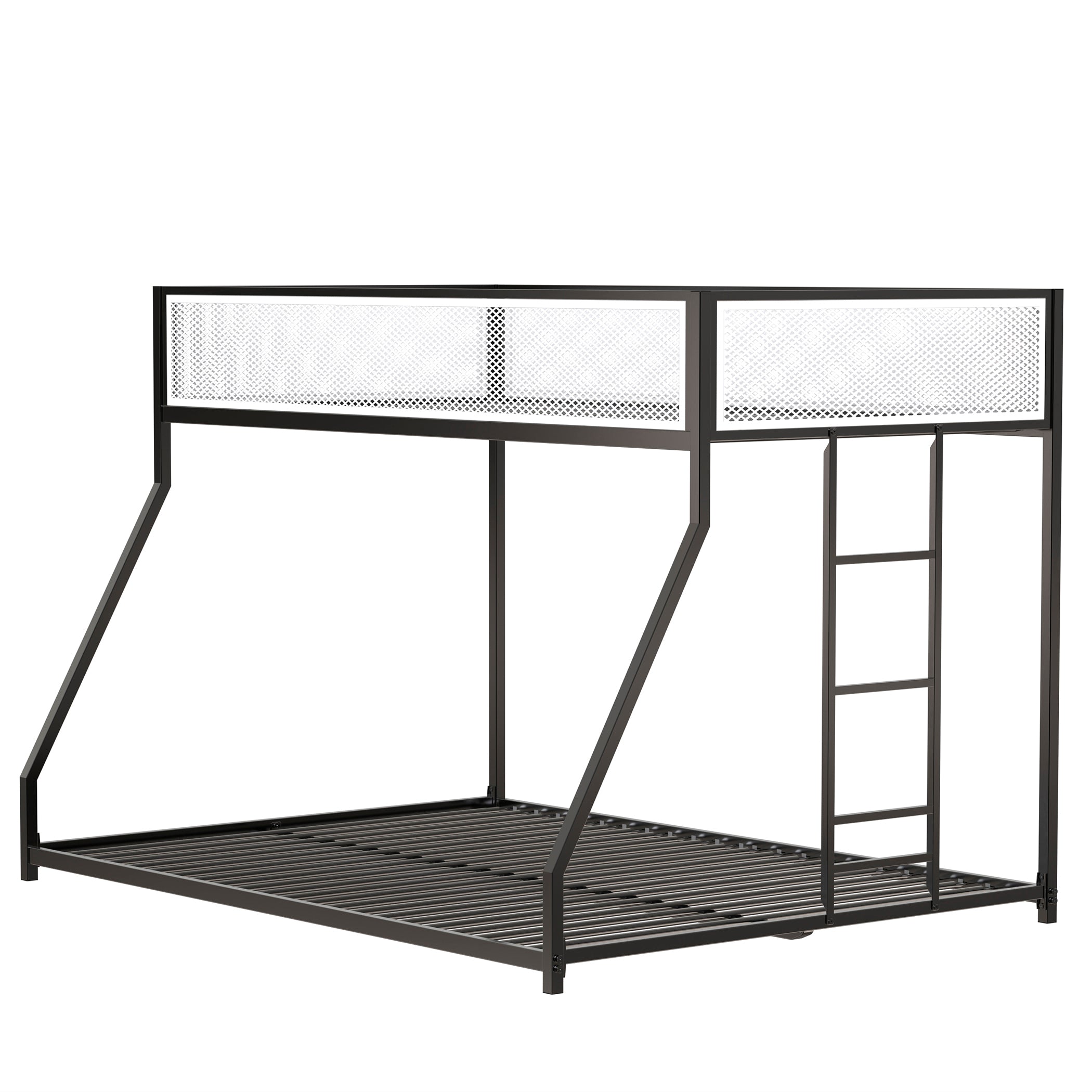 Adam Sturdy Low Profile Twin Over Full Metal Bunk Bed: Kids & Adults