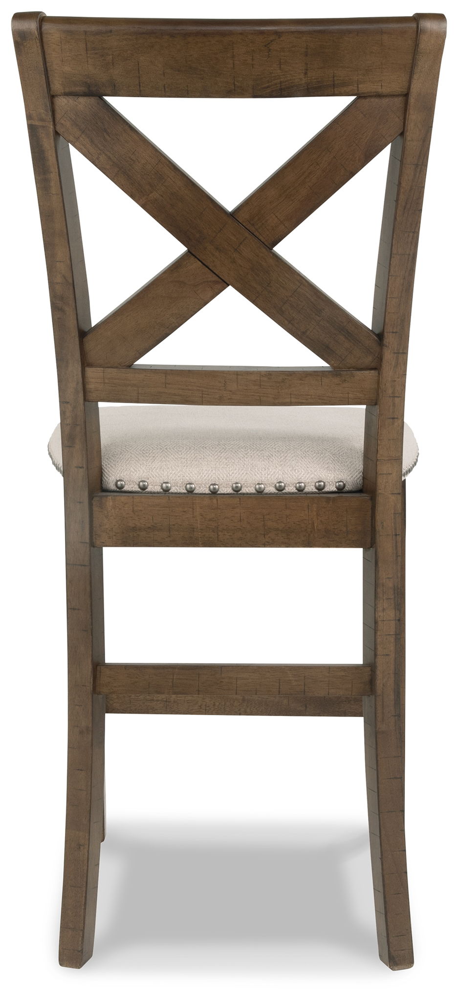 Moriville Beige Upholstered Counter Height Barstool (Set of 2)