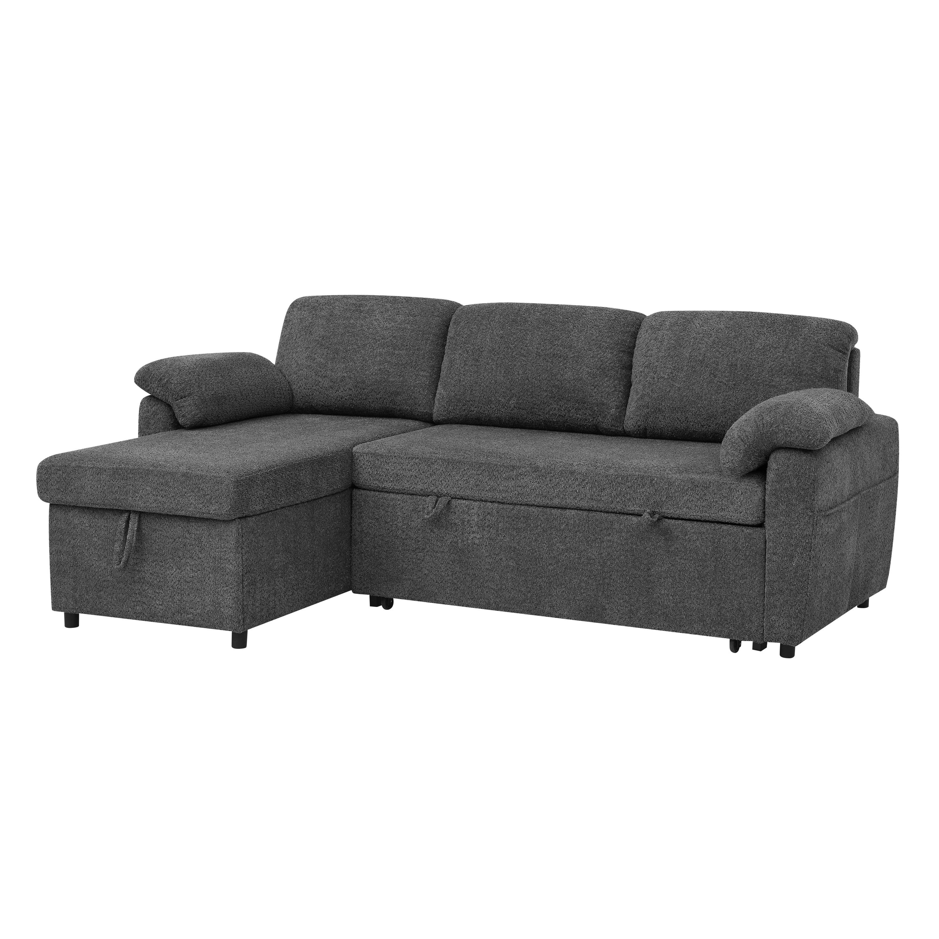 3-in-1 Convertible Sofa Bed Sectional with Storage