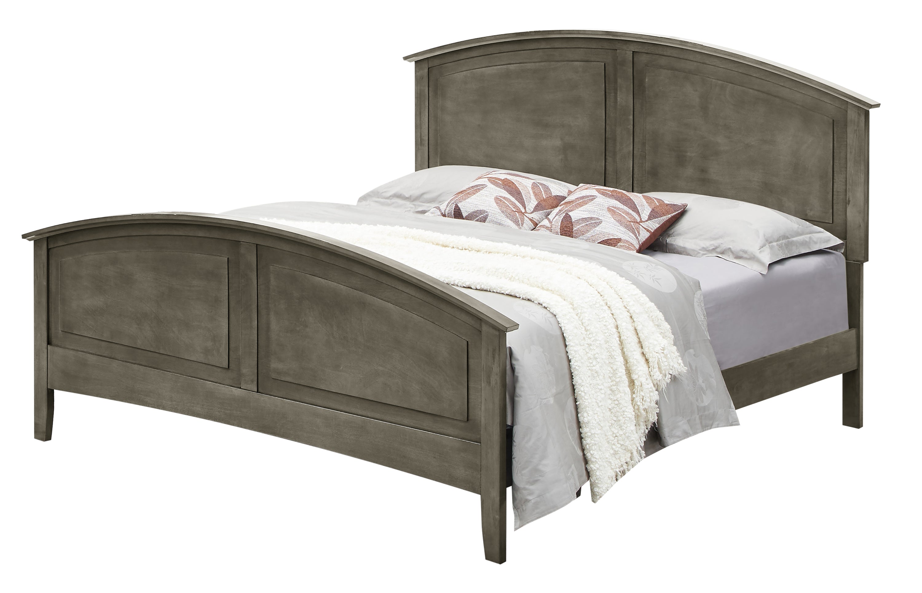 Stylish Gray King Bed: Versatile Design for Modern Bedrooms