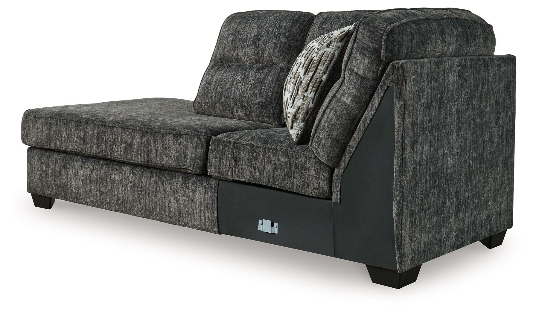 Lonoke - Laf Corner Chaise - Gunmetal