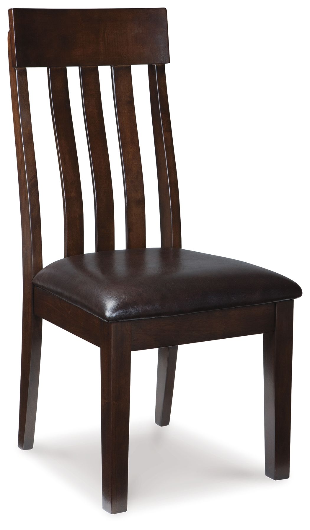 Haddigan Dark Brown Upholstered Dining Side Chair (Set of 2)