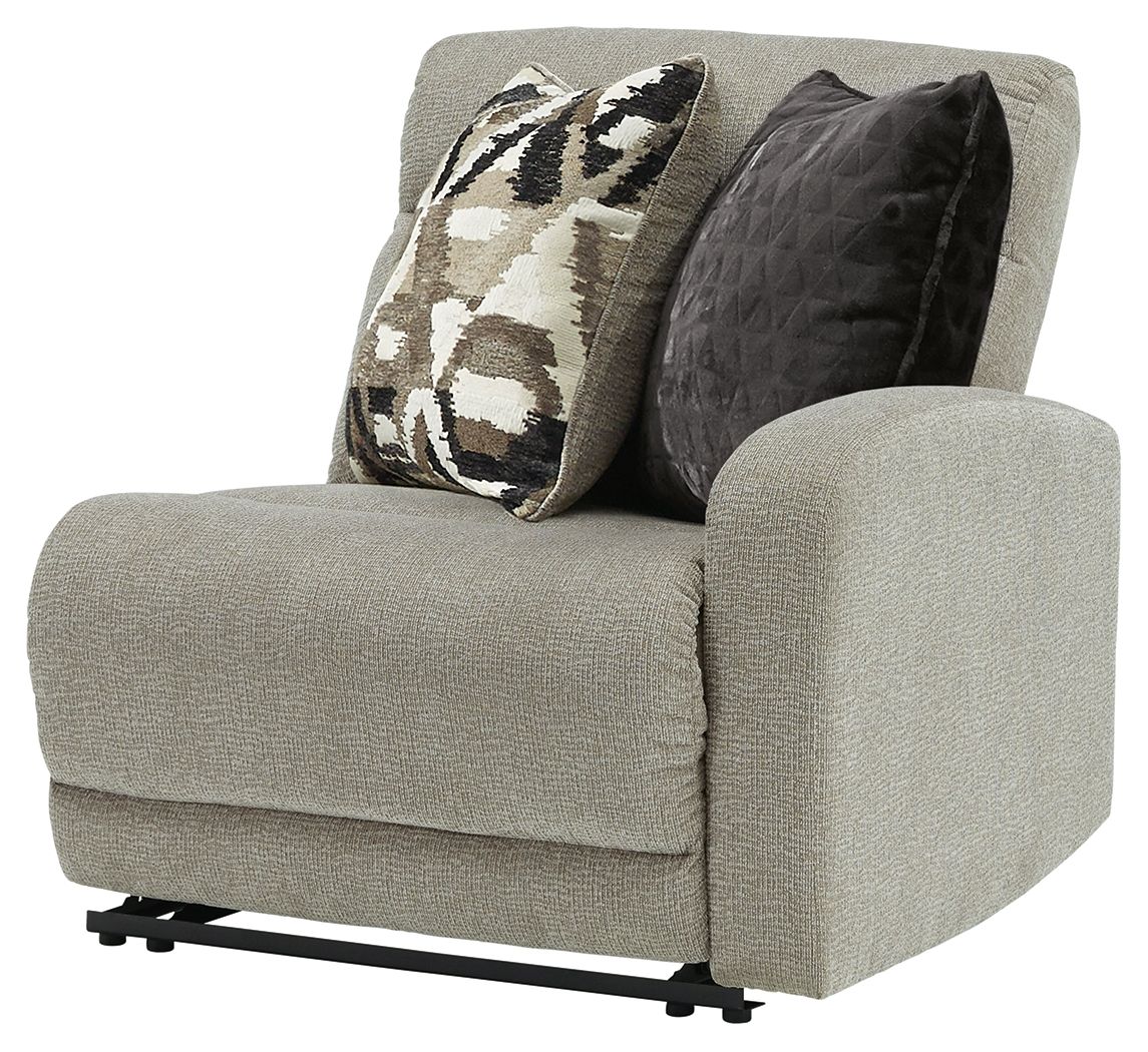 Colleyville - Stone - 5-Piece Power Reclining Sectional With LAF Press Back Power Chaise And Armless Power Recliners