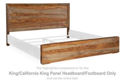 Dressonni - King/California King Panel Headboard/Footboard - Brown