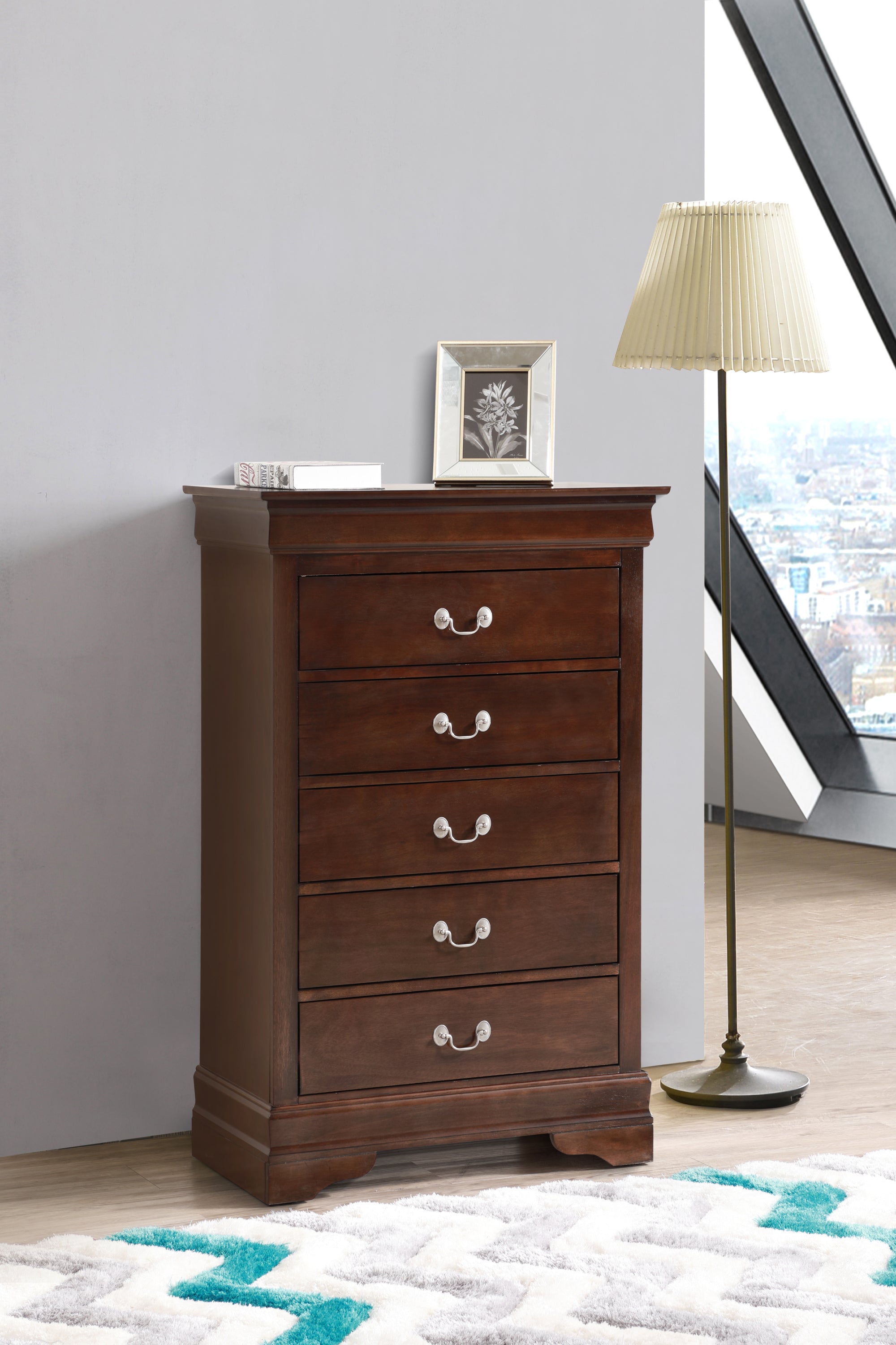 Louis Philippe Cappuccino Chest - G02125-CH