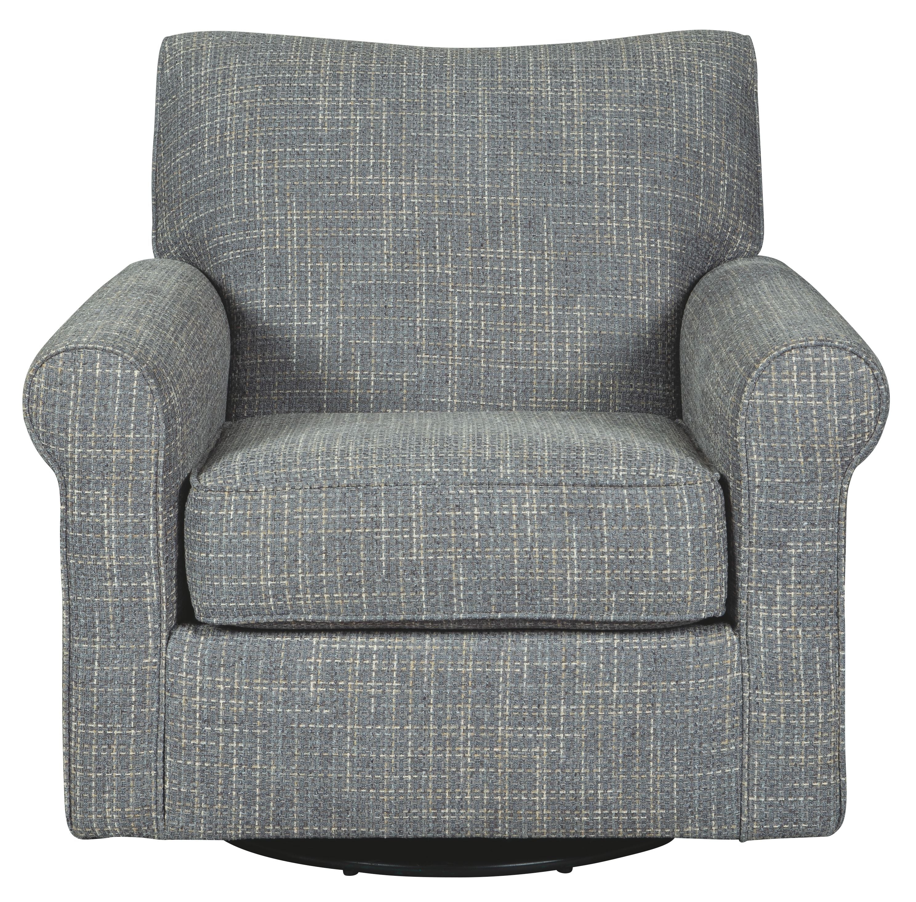 Renley - Swivel Glider Accent Chair - Ash