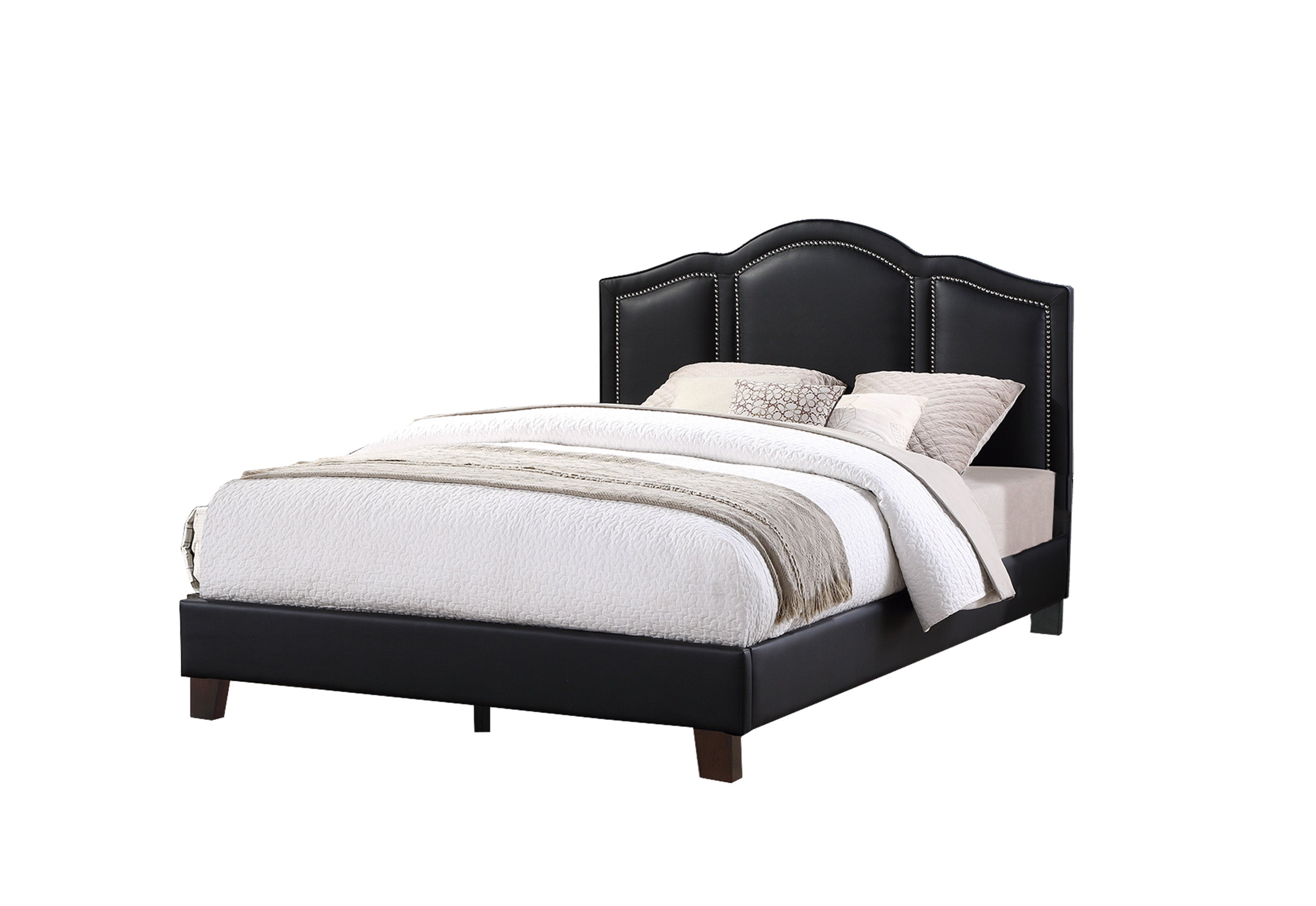 Black Full Bed Frame - Modern Full Size Bed