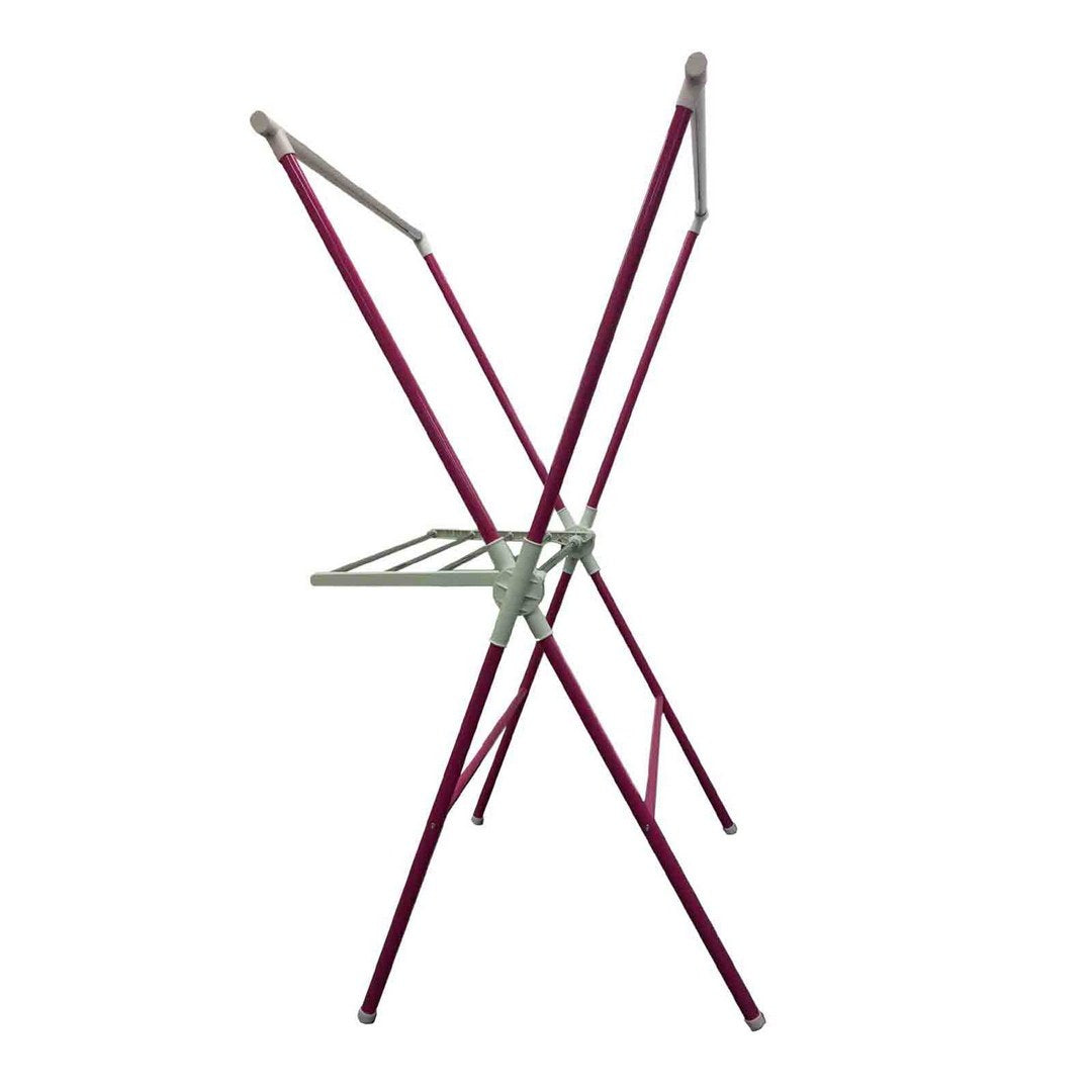 Pink 51" Adjustable Folding Laundry Drying Rack