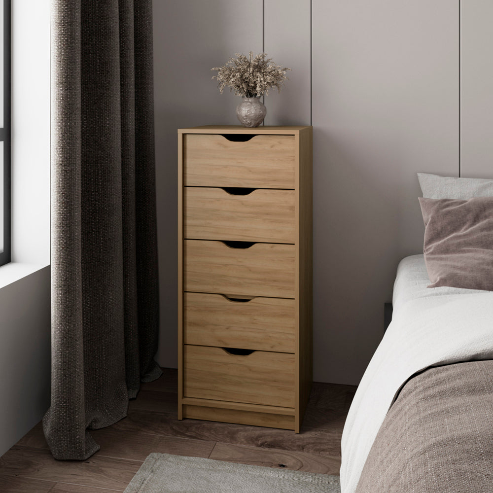 Shickshinny TV Stand - White/Light Oak Living Room Furniture