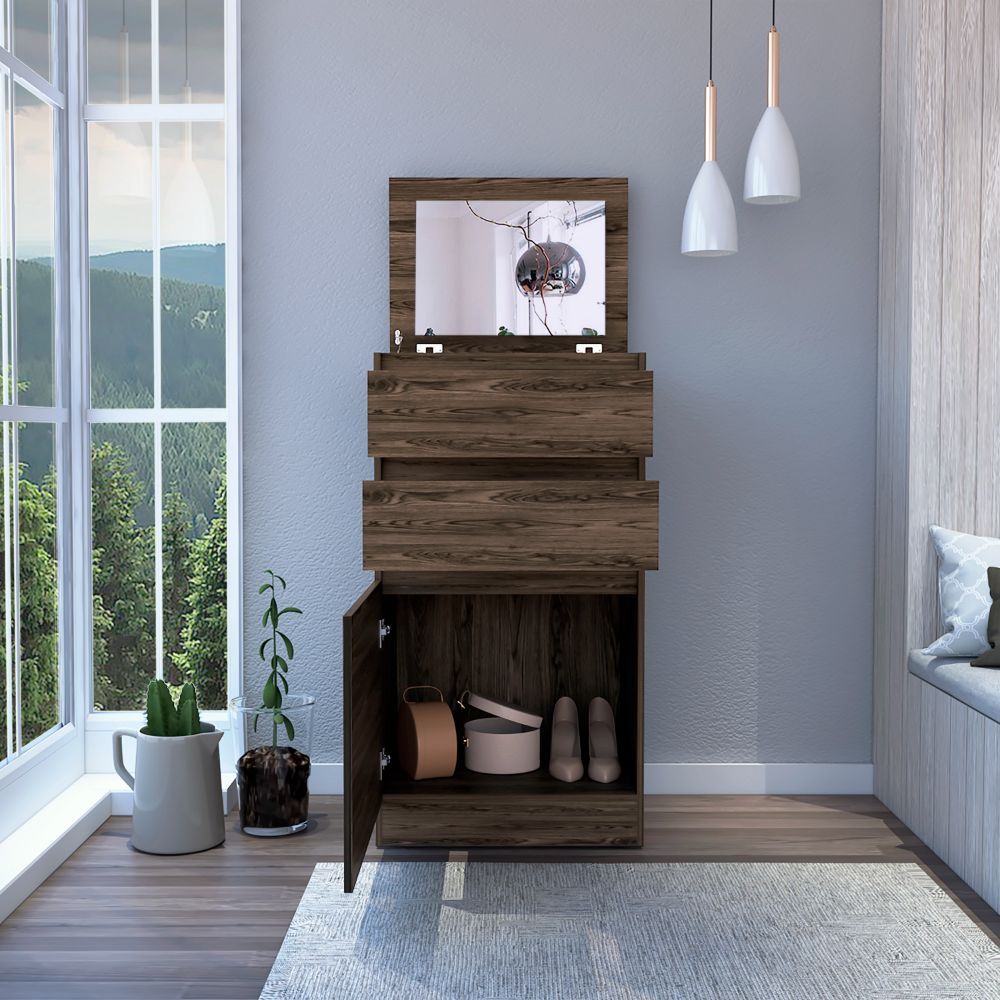 Dresser Asturias Jewelry Box - Dark Walnut Finish