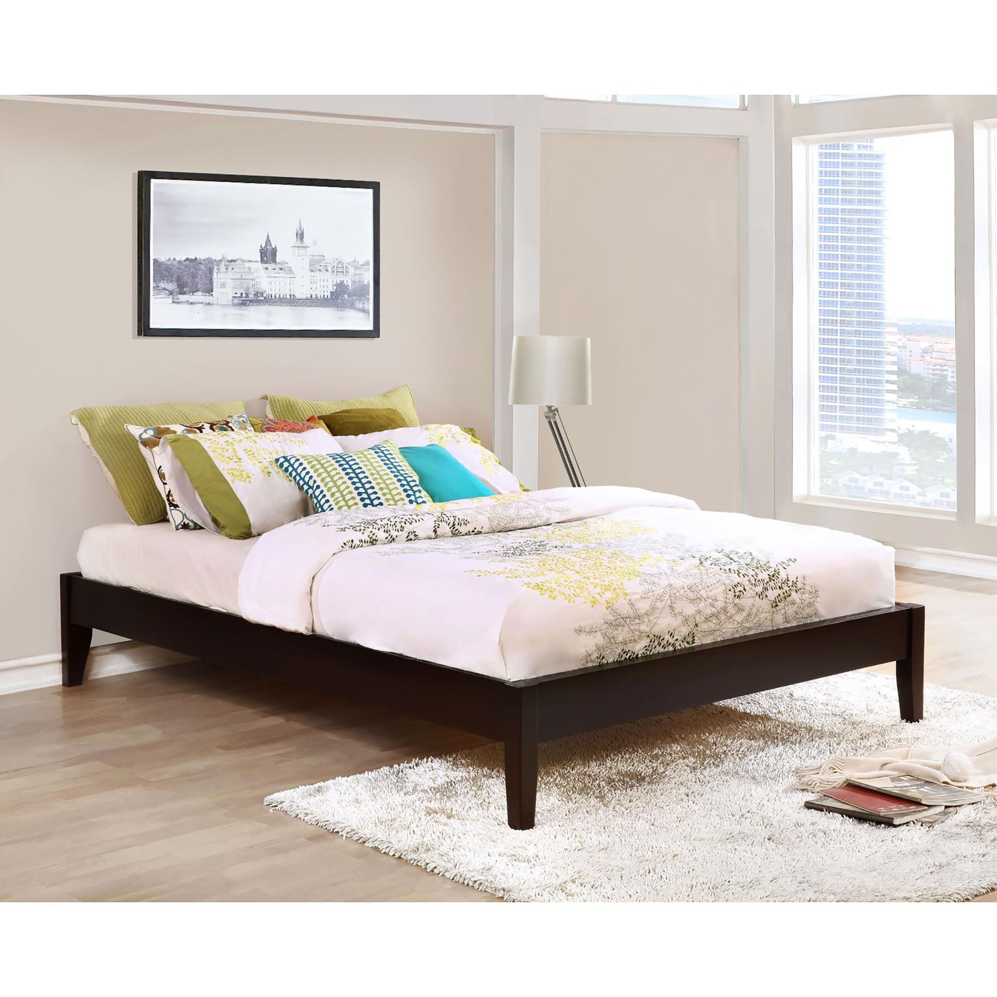 Cappuccino Full Platform Bed | Modern Comfort, Stylish Design for Bedrooms