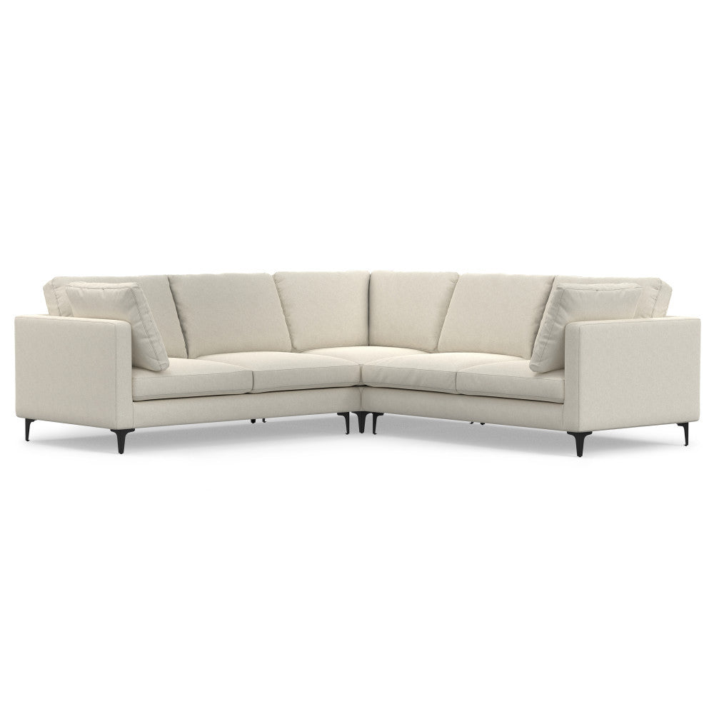 Ava Mid-Century Modern Corner Sectional Sofa
