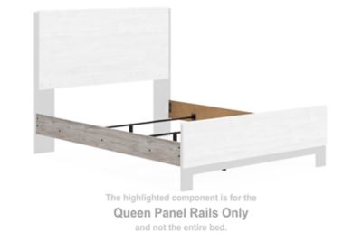 Vessalli - Queen Panel Rails - Gray