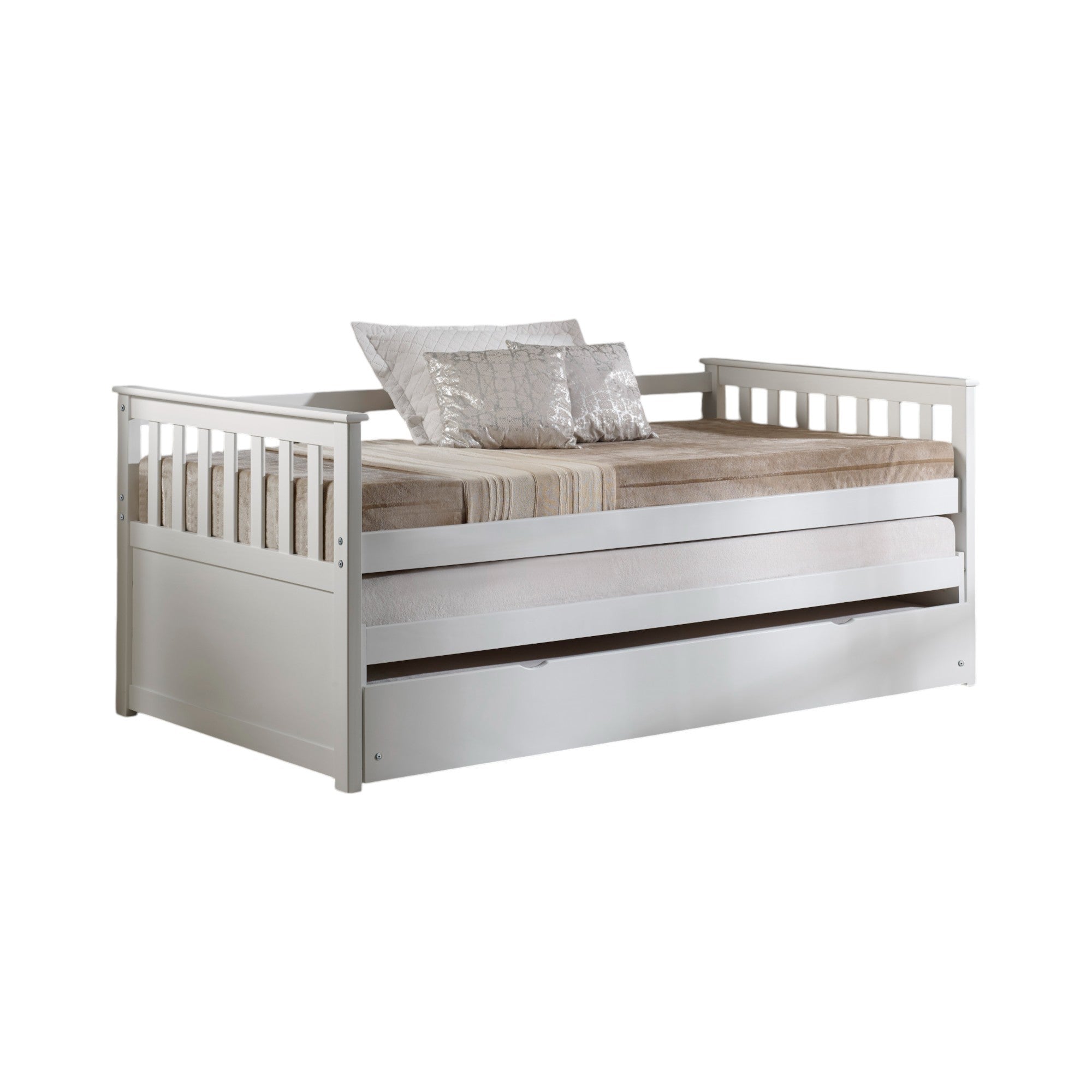 Cominia White Finish Twin Daybed - Modern & Stylish Bedroom Frame
