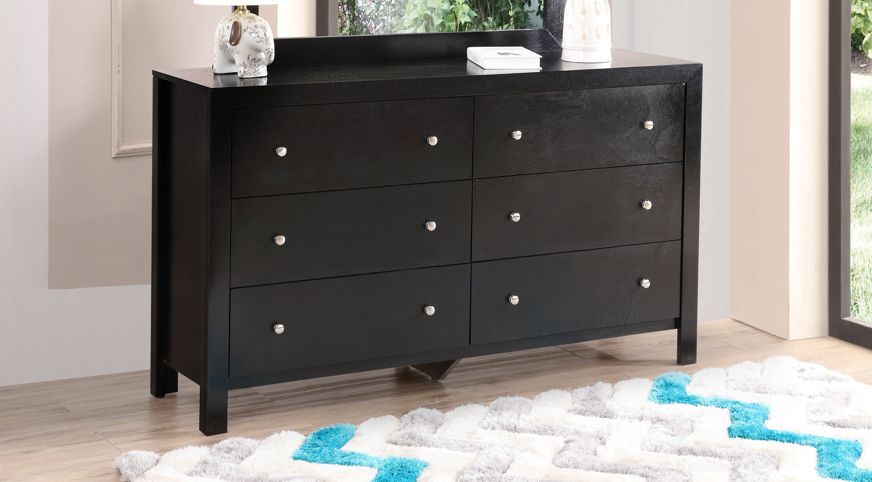 Burlington G2450-D Black Dresser - Stylish Storage Solution