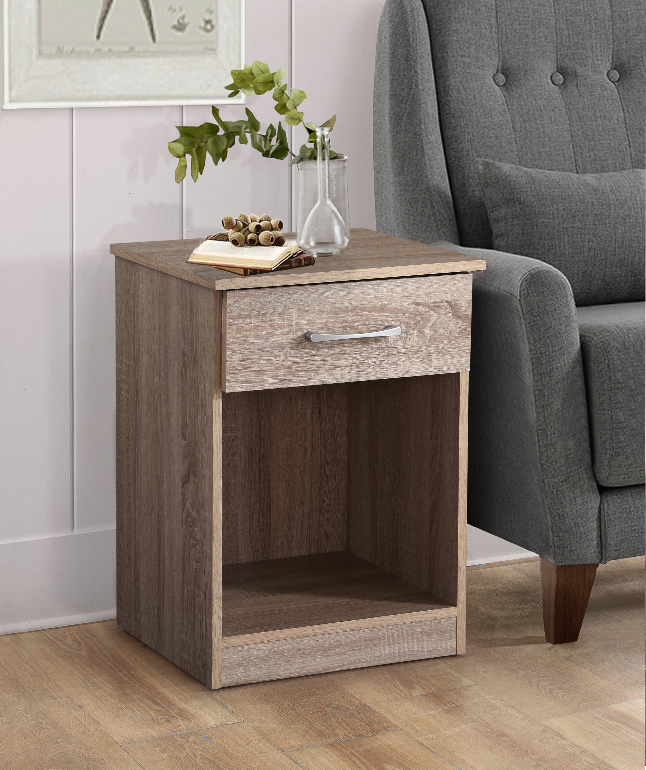 Shop Sandle Wood Nightstand | Charming Casual Bedroom Furniture