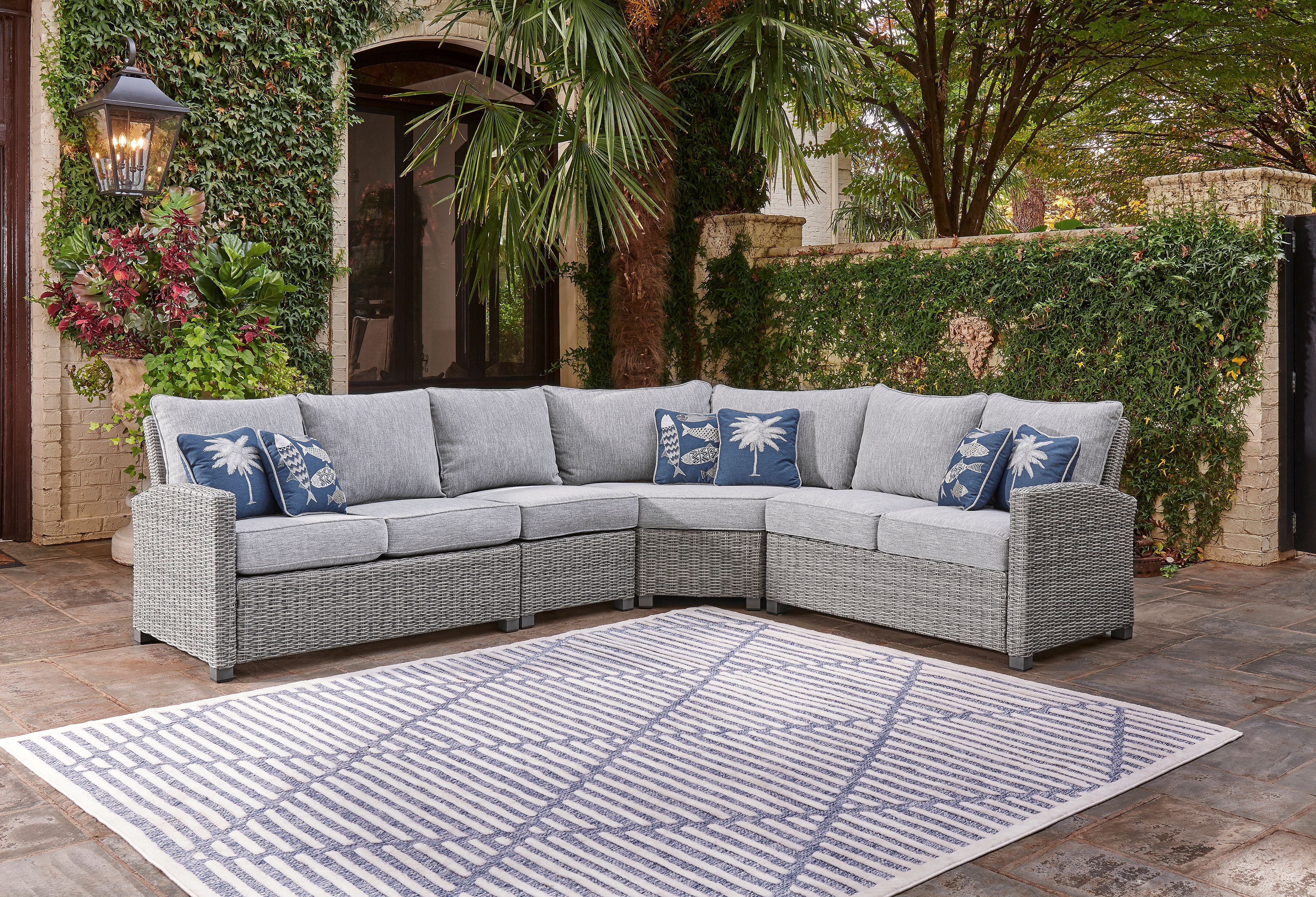 Naples Beach - Sectional Lounge-Signature Design by Ashley®-American Furniture Outlet