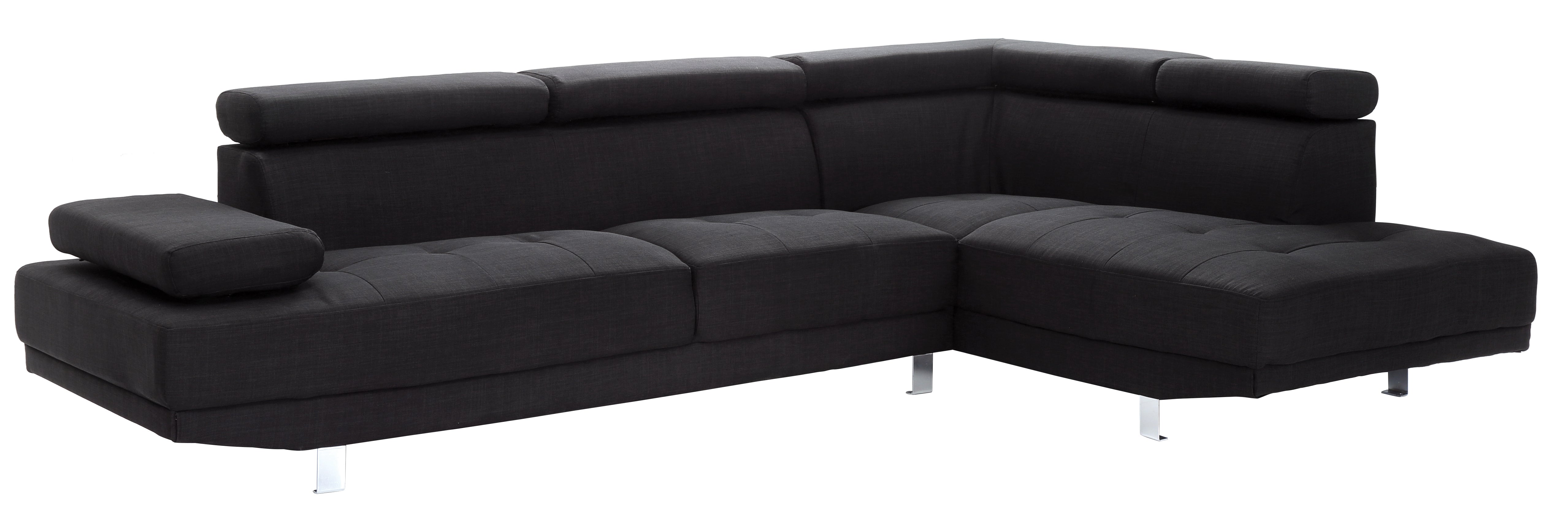 Riveredge G441-SC Black Sectional Sofa