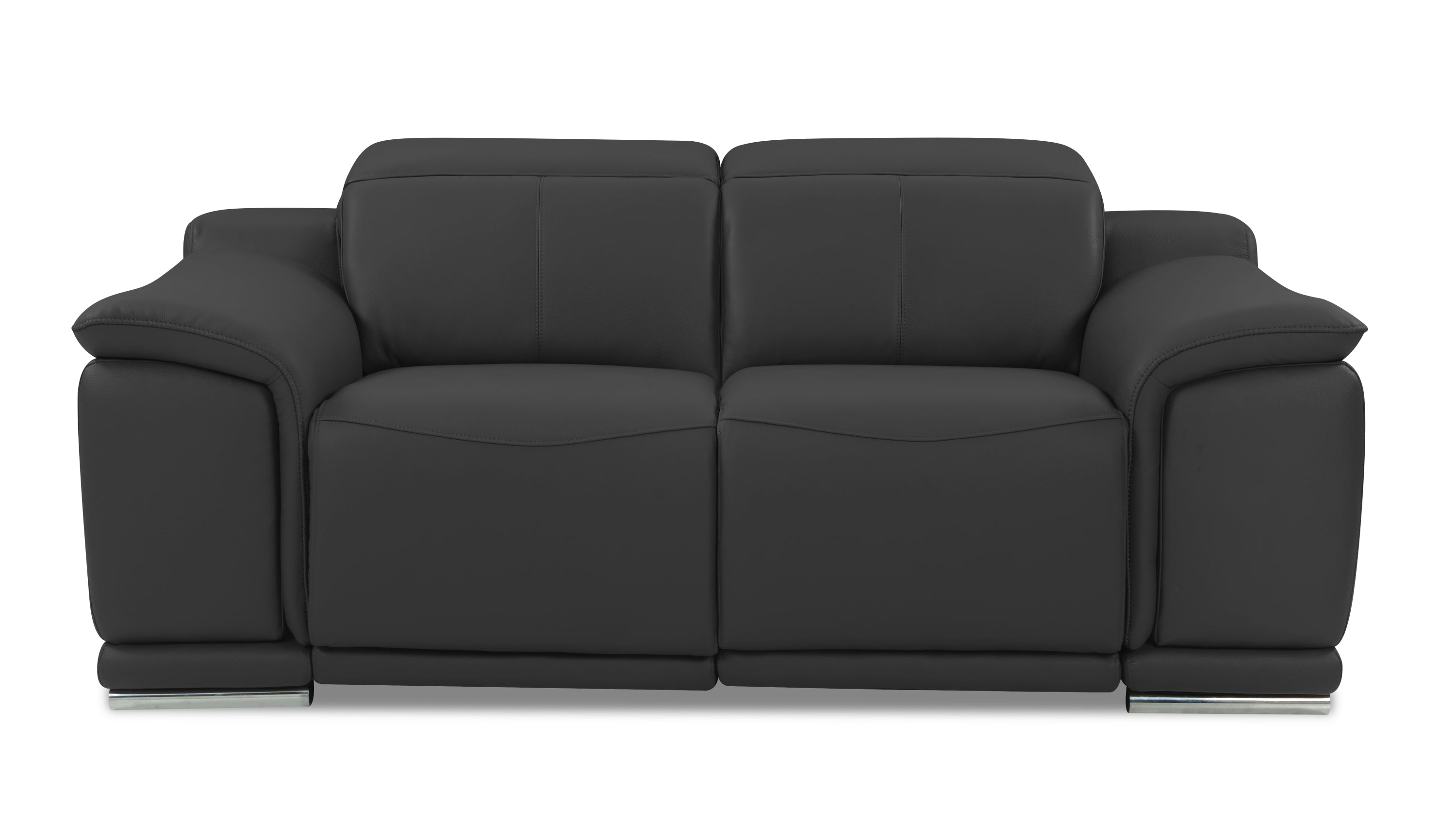 Global United Italian Leather Power Reclining Loveseat