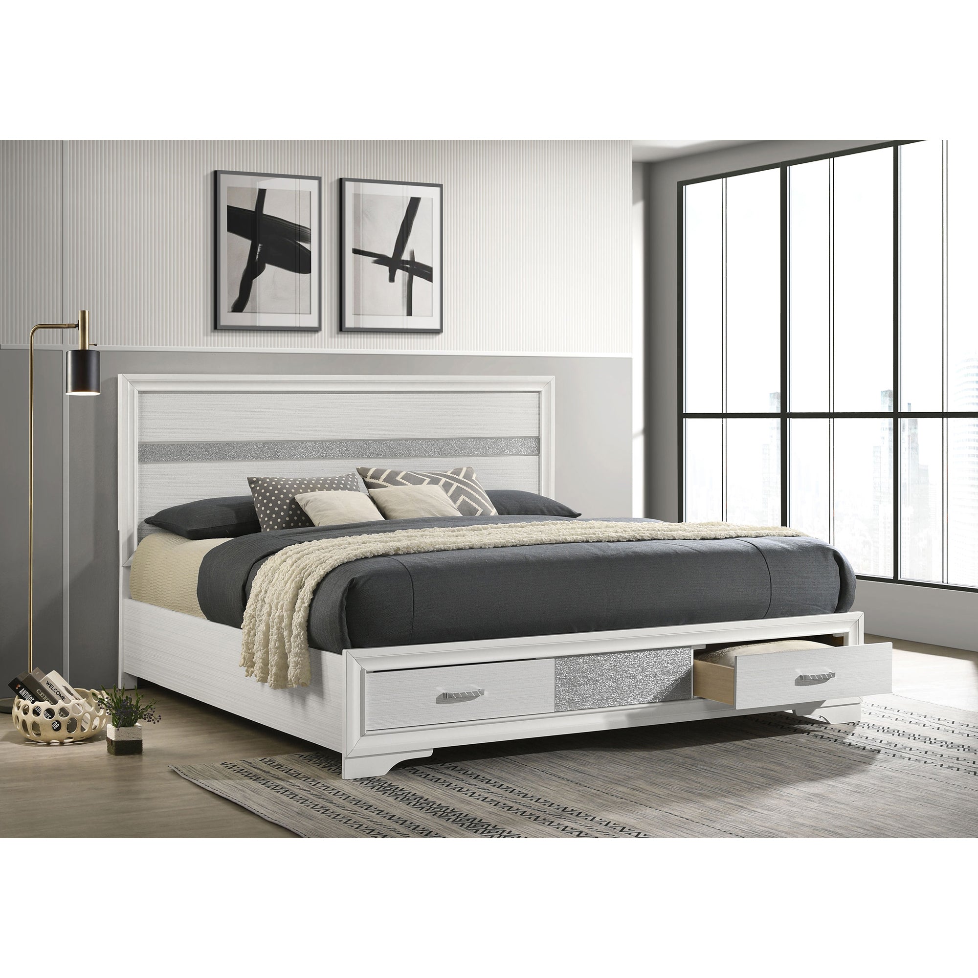 Eastern King Storage Bed | May 2-Drawer Platform