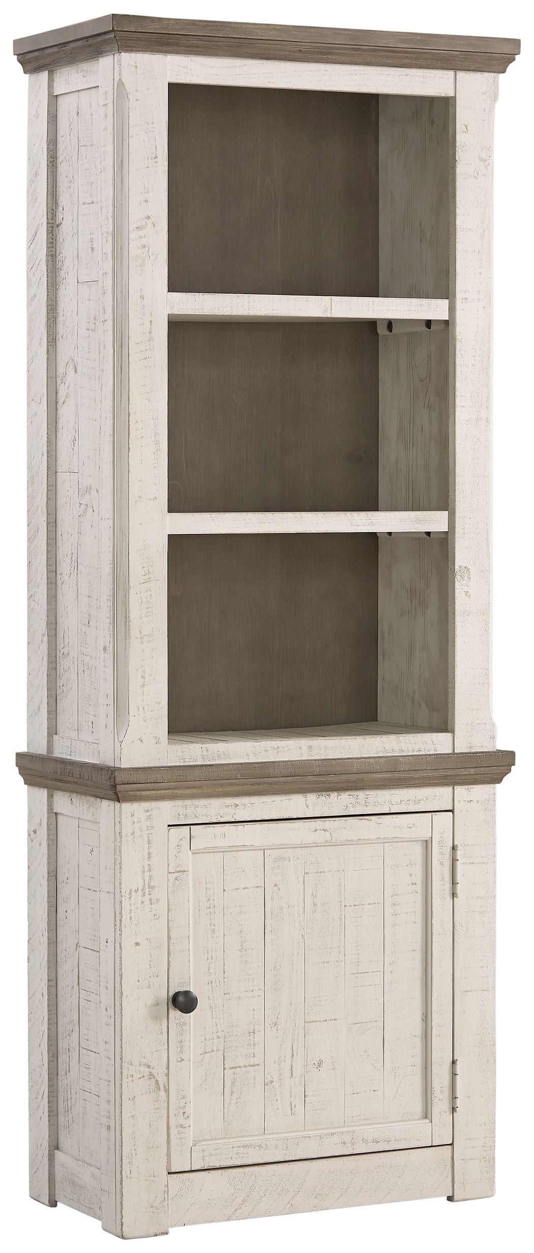 Havalance - Right Pier Cabinet - Brown / Beige