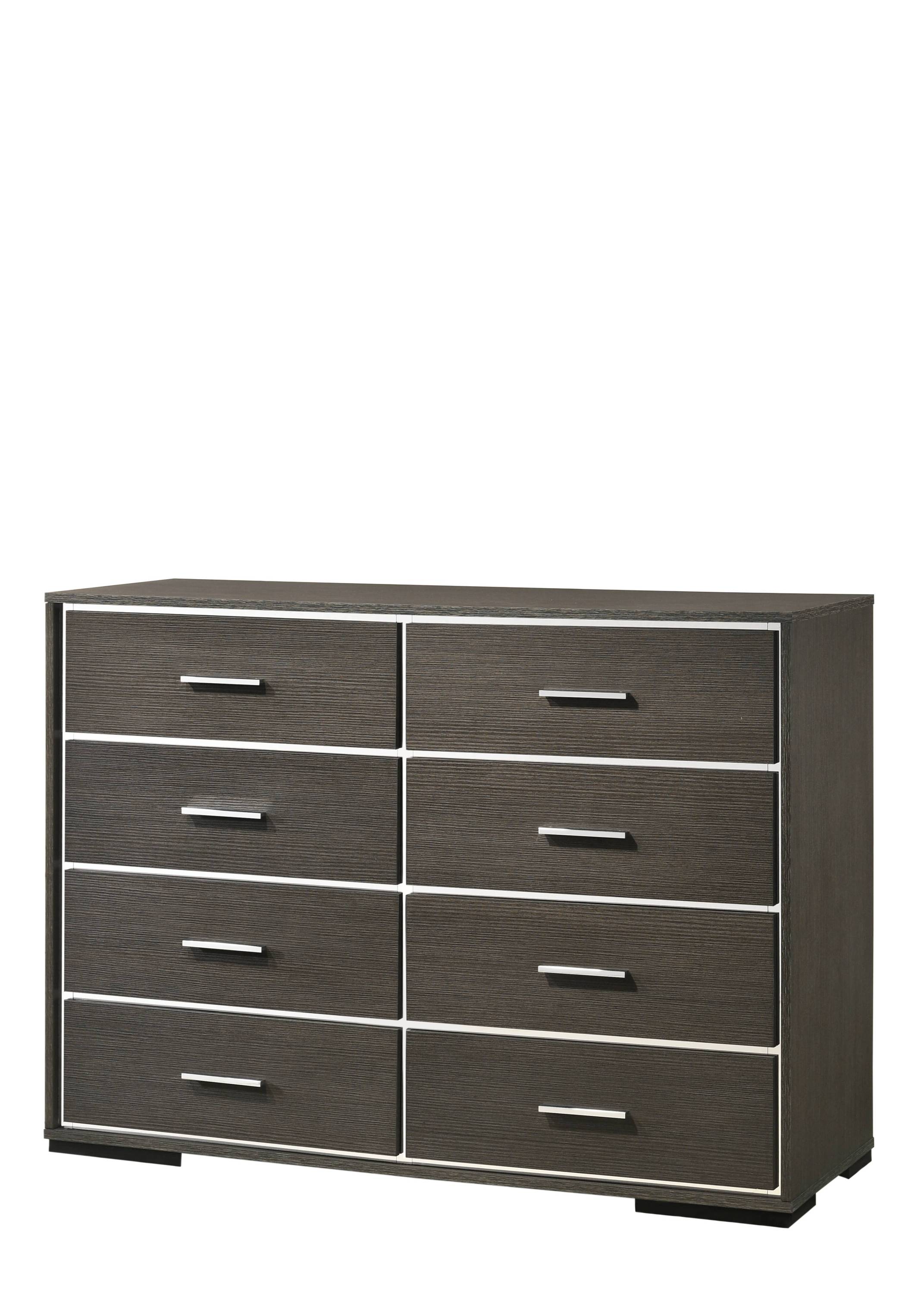 Escher Gray Oak Dresser - Stylish Bedroom Storage