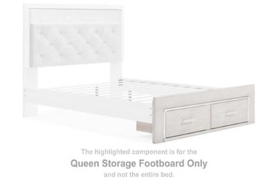 Altyra - Queen Storage Footboard - White
