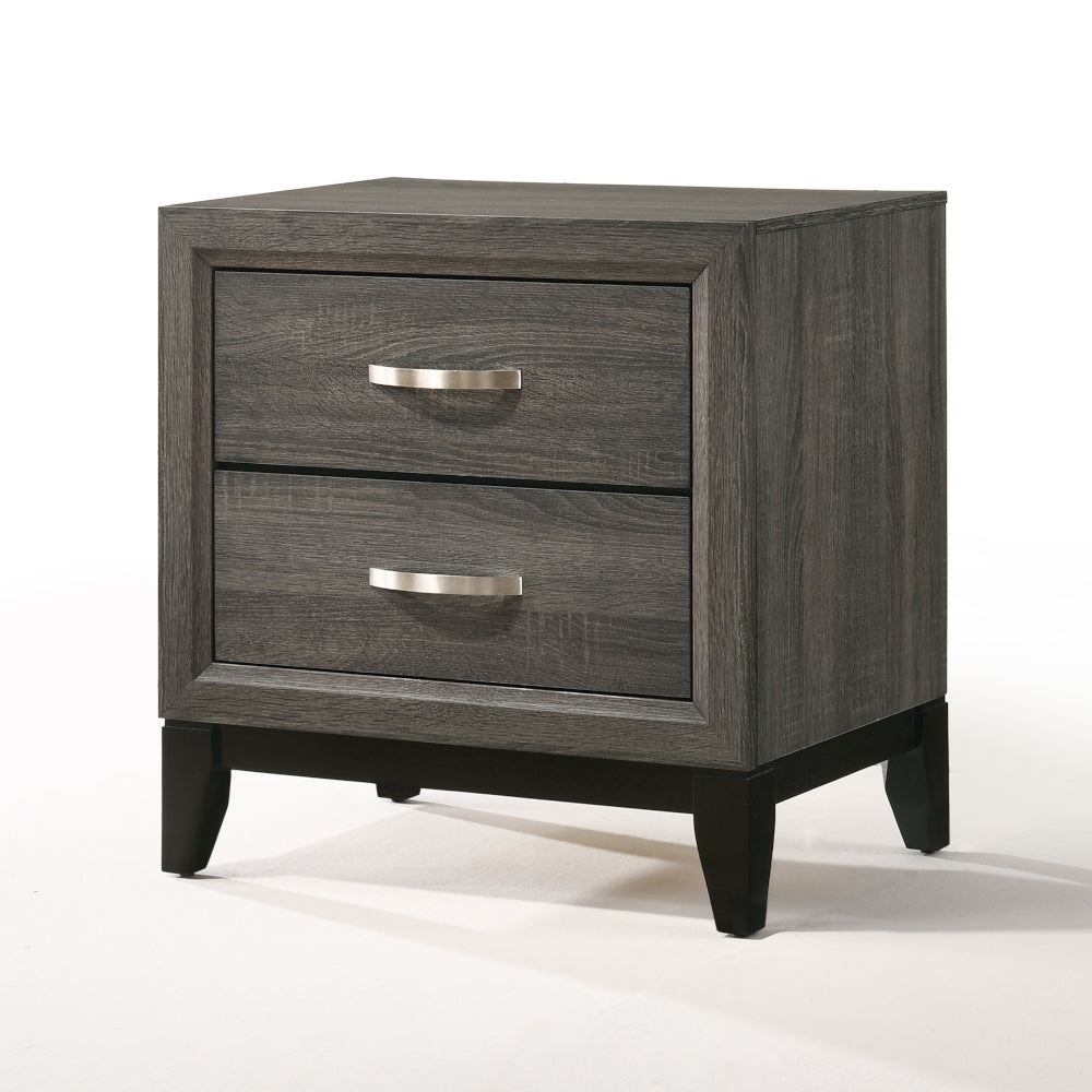 Valdemar Weathered Gray Bedroom Nightstand