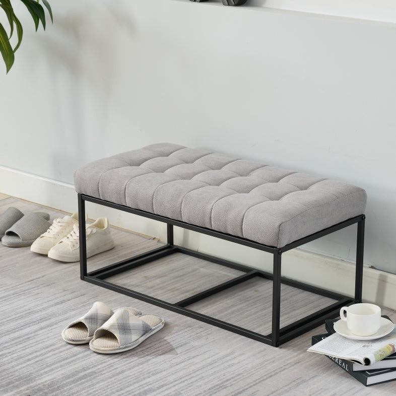 Storage Ottoman Bench | Foot Rest, End of Bed & Entryway Seat