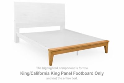 Sherbana - King/California King Panel Footboard - Light Brown