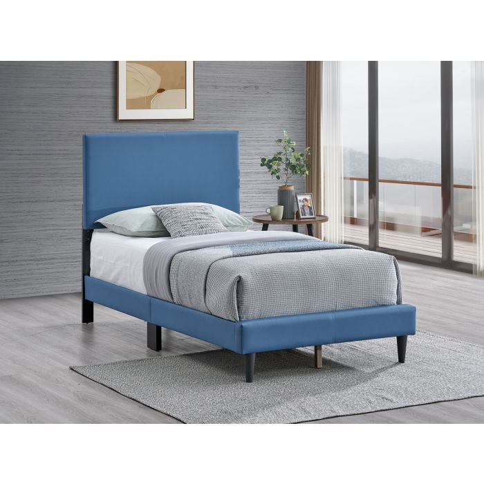 Baron G00704-TB-UP Blue Twin Bed - Kids Bedroom Furniture
