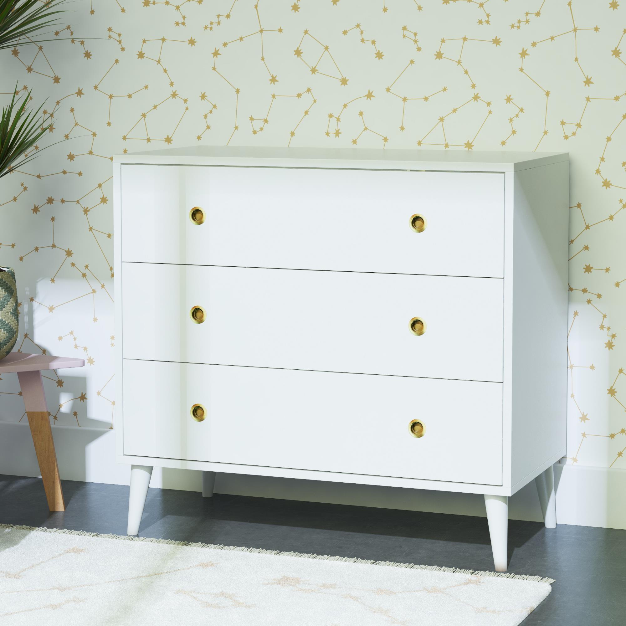 Harper 3-Drawer Dresser: Stylish Storage & Organization
