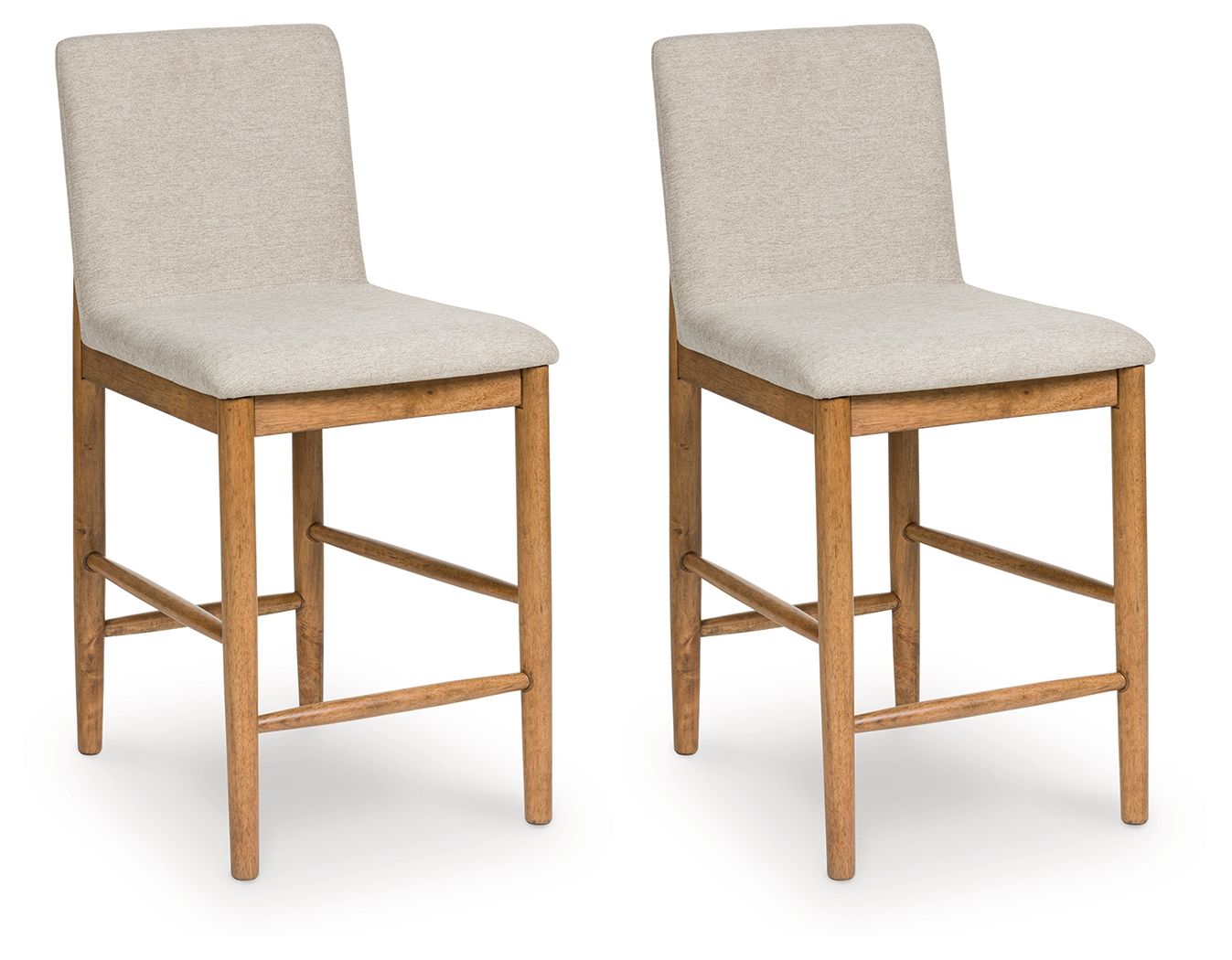 Isanti - Upholstered Barstool (Set of 2) - Light Brown