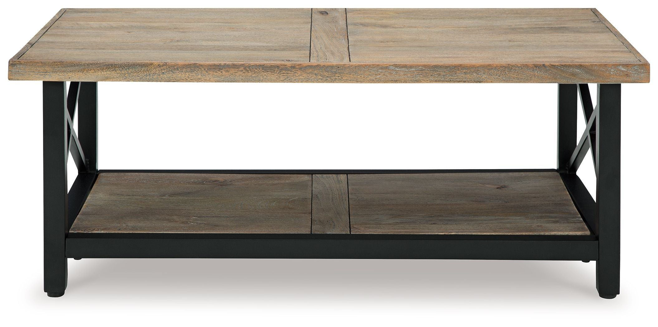 Bristenfort - Rectangular Cocktail Table - Brown / Black