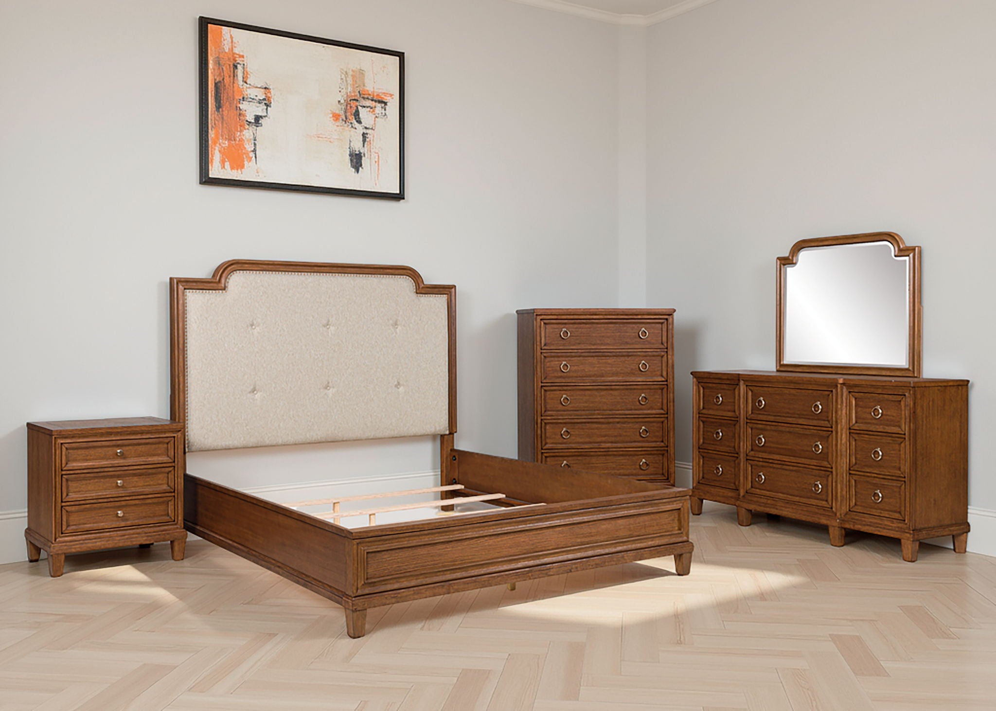 Jorlaina - Bedroom Mirror - Brown