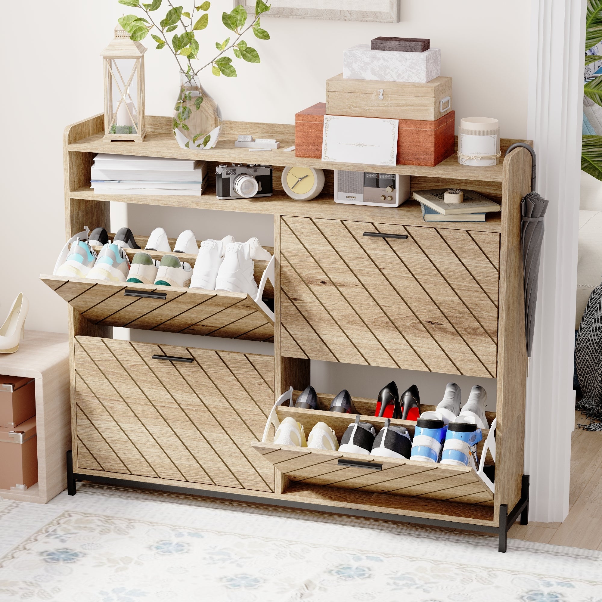 Shoe Cabinet & Rack Organizer - Storage Solutions