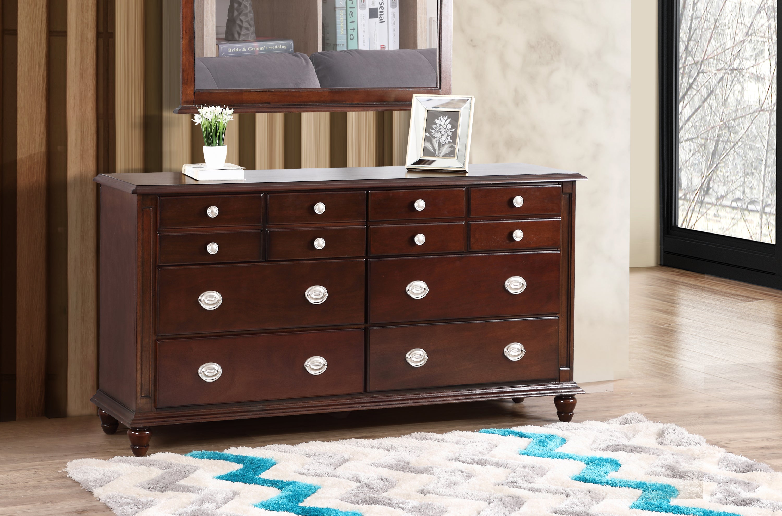 Summit G5950-D Cappuccino Dresser - Stylish Bedroom Storage