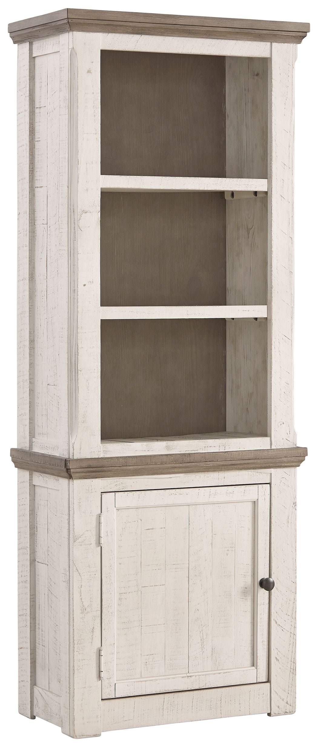 Havalance - Left Pier Cabinet - Brown / Beige